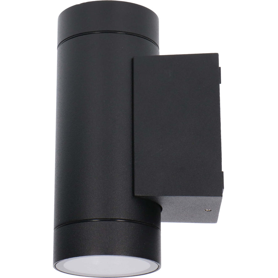 3 pack - LED's Light Up & Down Light Wandlamp - 2x GU10 fitting - IP44 - Antraciet - Model Carpi Wandlampen LED.nl