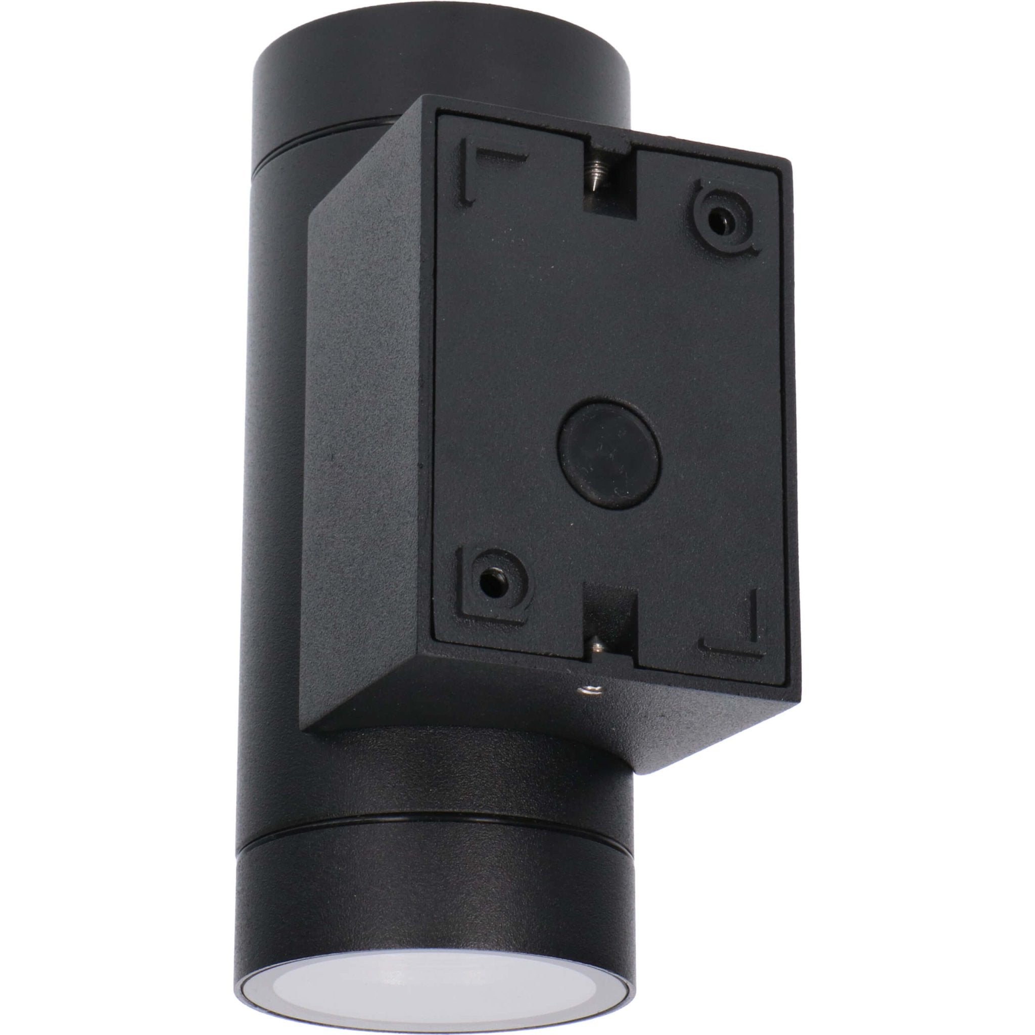 LED Wandlamp buiten met 2 x GU10 fitting - Rond - Carpi - IP44 - Antraciet - LED.nl