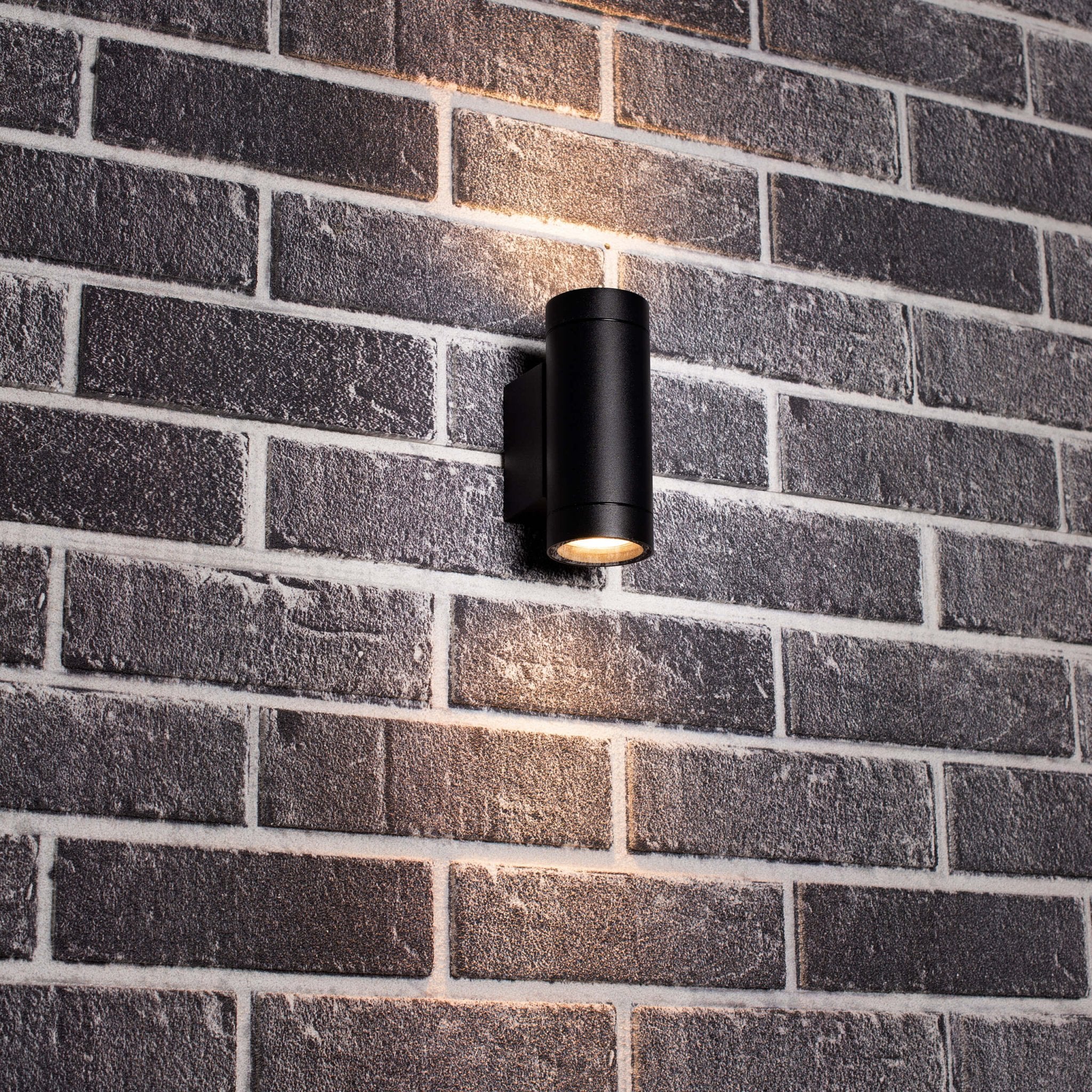 LED Wandlamp buiten met 2 x GU10 fitting - Rond - Carpi - IP44 - Antraciet - LED.nl