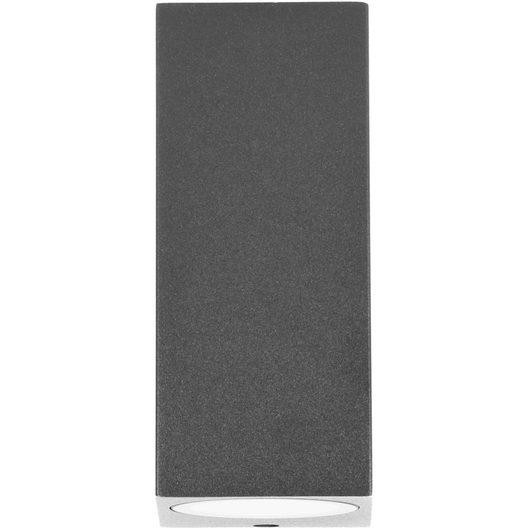 LED Wandlamp buiten met GU10 fitting - Milaan - Rechthoek - IP44 - Antraciet - LED.nl