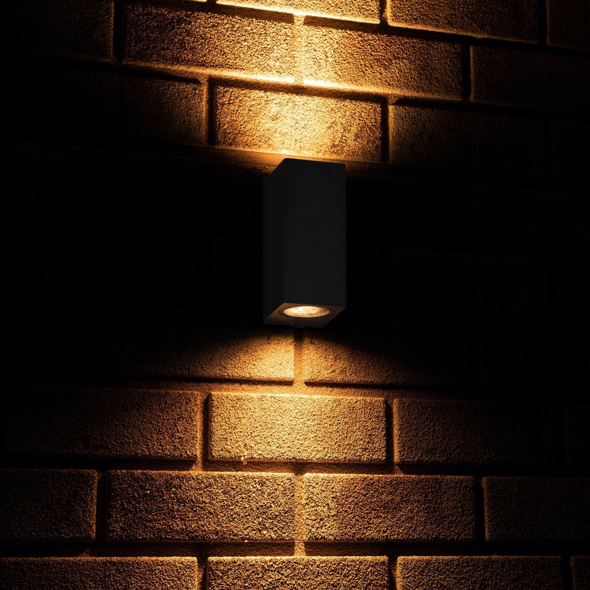 LED Wandlamp buiten met GU10 fitting - Milaan - Rechthoek - IP44 - Antraciet - LED.nl