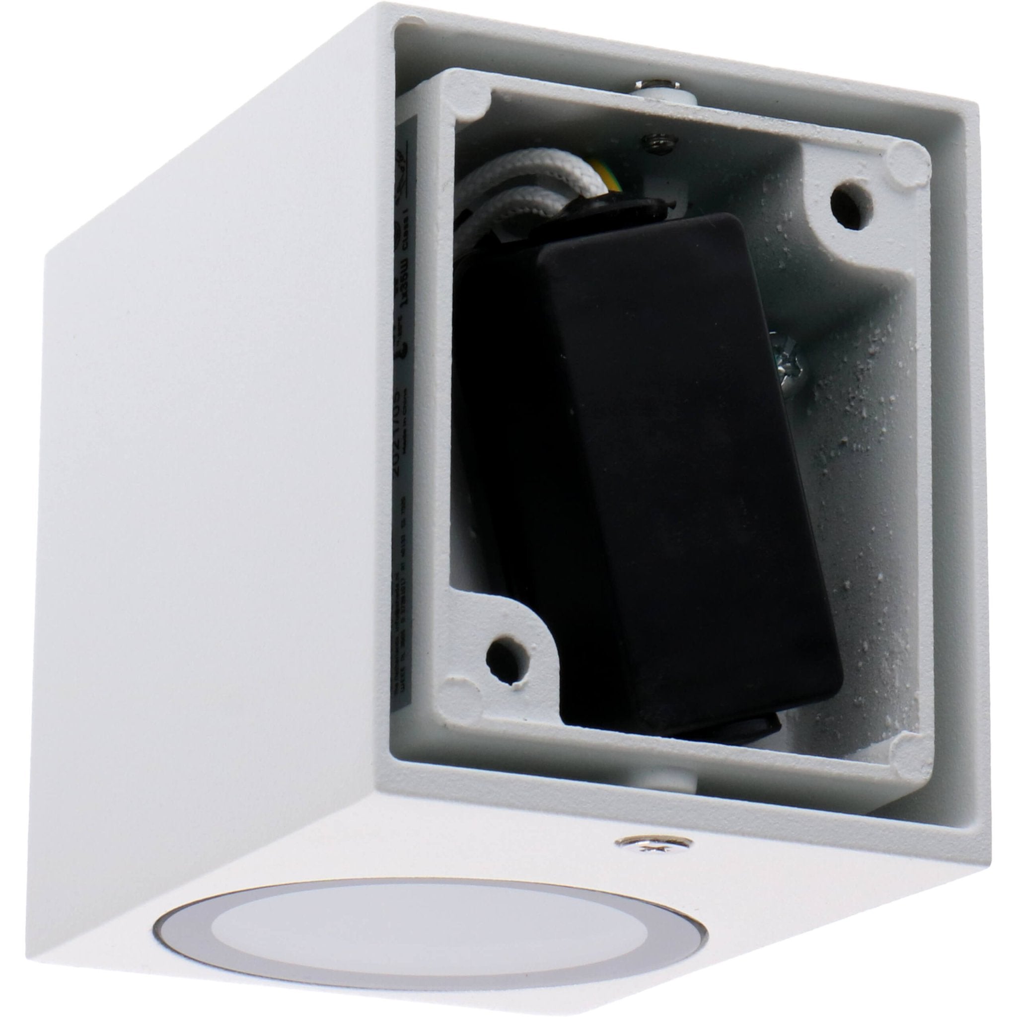 LED Wandlamp buiten met GU10 fitting - Rome - Vierkant - IP44 - Wit - LED.nl