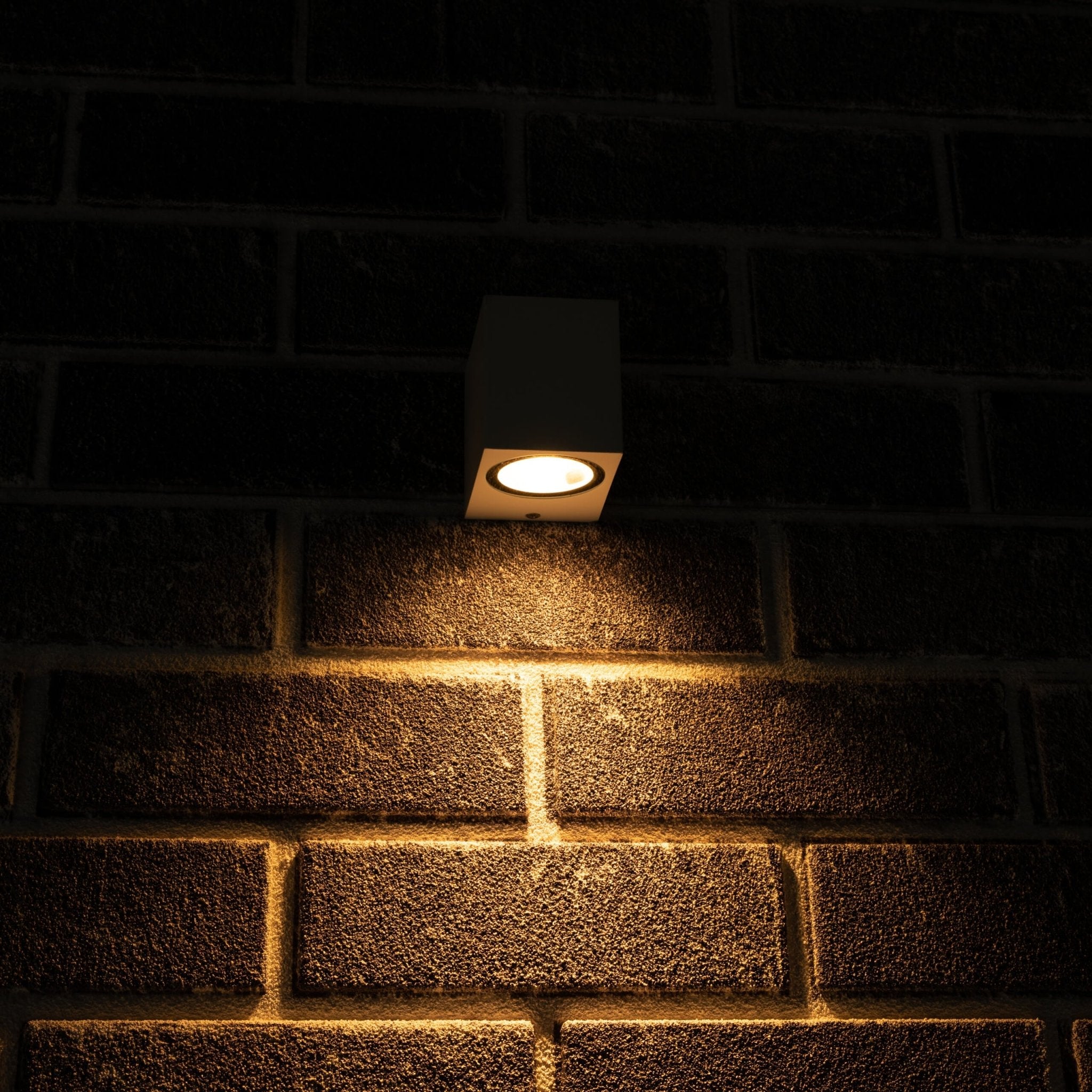 LED Wandlamp buiten met GU10 fitting - Rome - Vierkant - IP44 - Wit - LED.nl