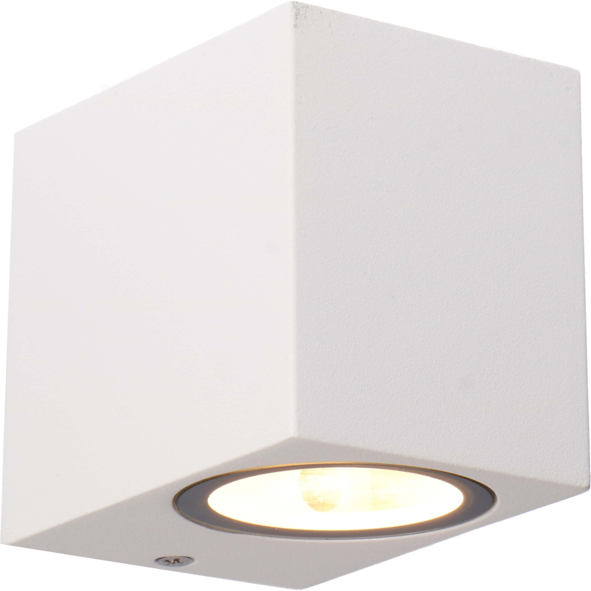 LED Wandlamp buiten met GU10 fitting - Rome - Vierkant - IP44 - Wit - LED.nl