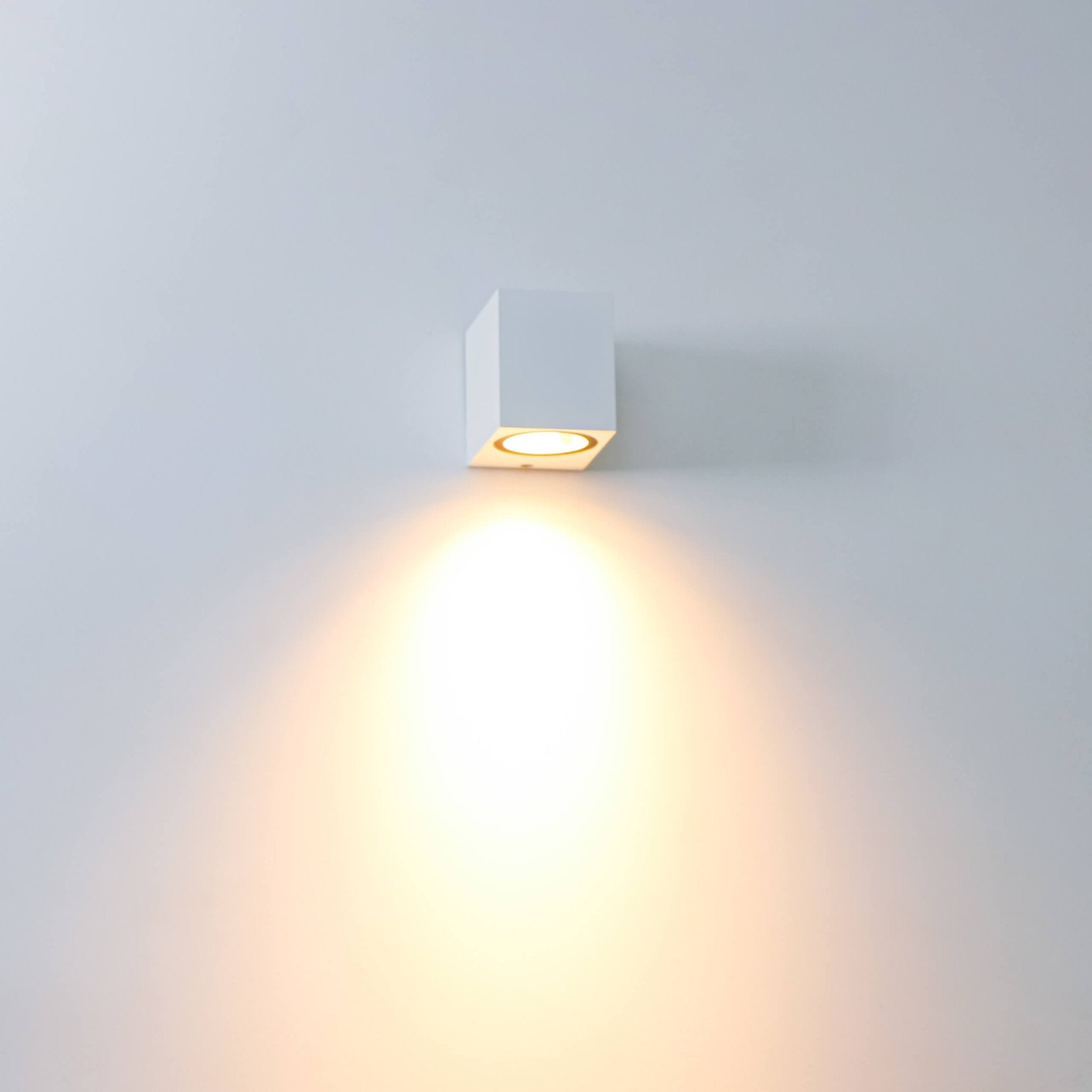 LED Wandlamp buiten met GU10 fitting - Rome - Vierkant - IP44 - Wit - LED.nl