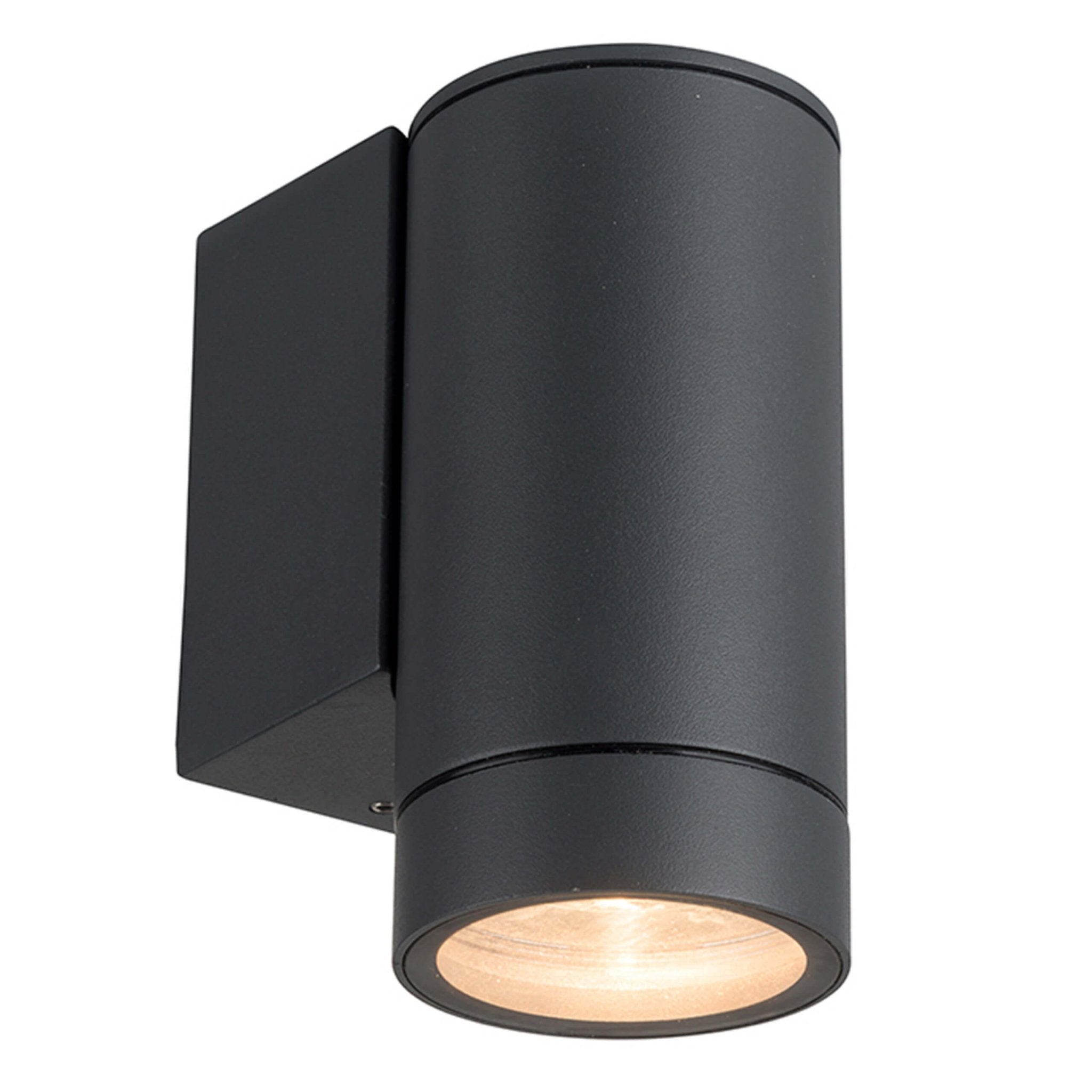LED Wandlamp buiten met GU10 fitting - Rond - Carpi - IP44 - Antraciet - LED.nl