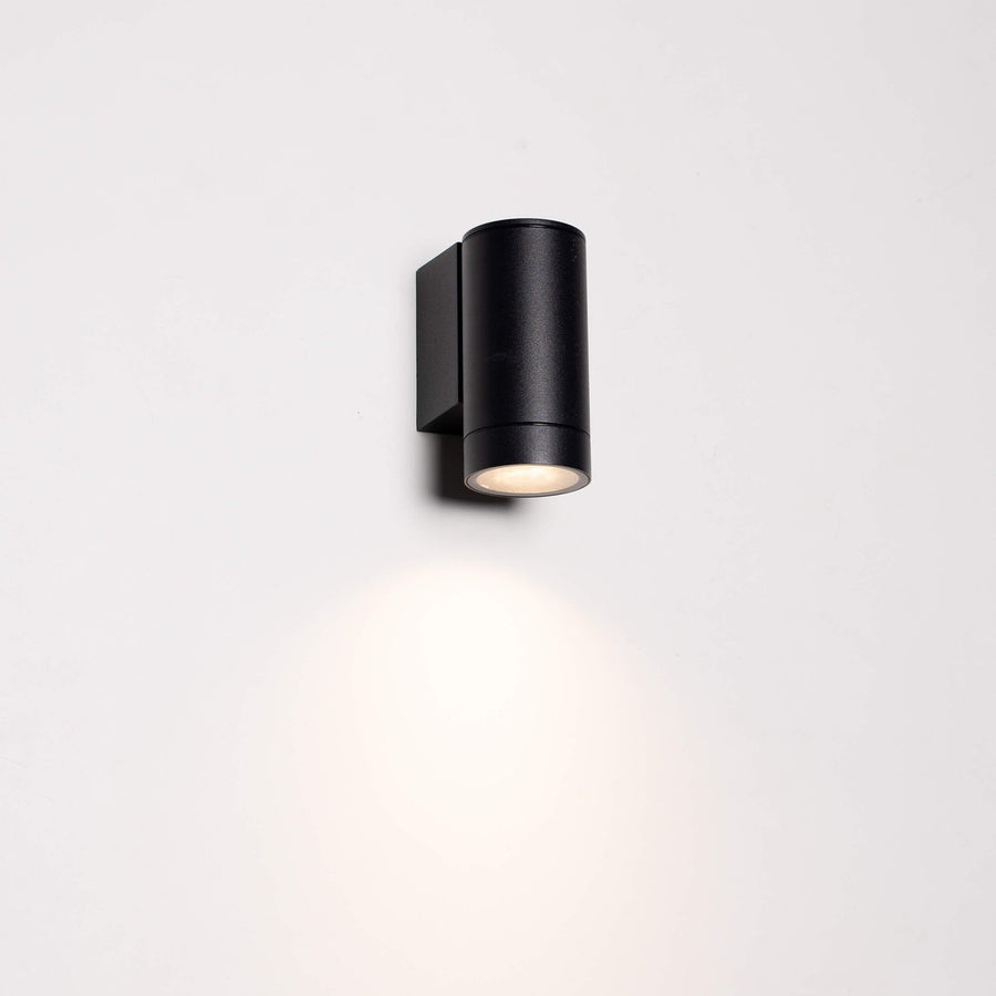 LED's Light Muurlamp voor buiten - GU10 fitting - IP44 waterbestendig - Antraciet - Model Carpi Wandlampen LED.nl