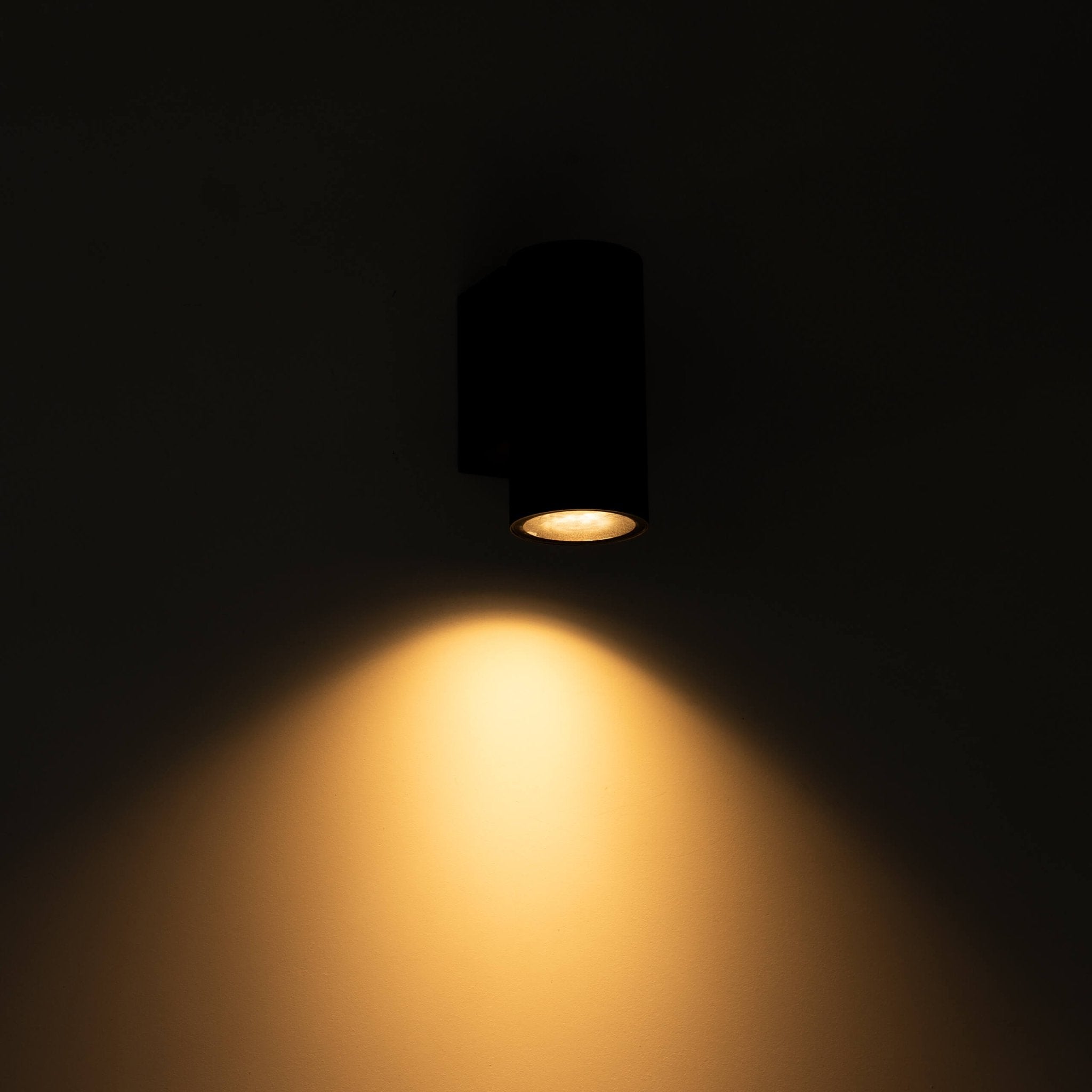 LED Wandlamp buiten met GU10 fitting - Rond - Carpi - IP44 - Antraciet - LED.nl