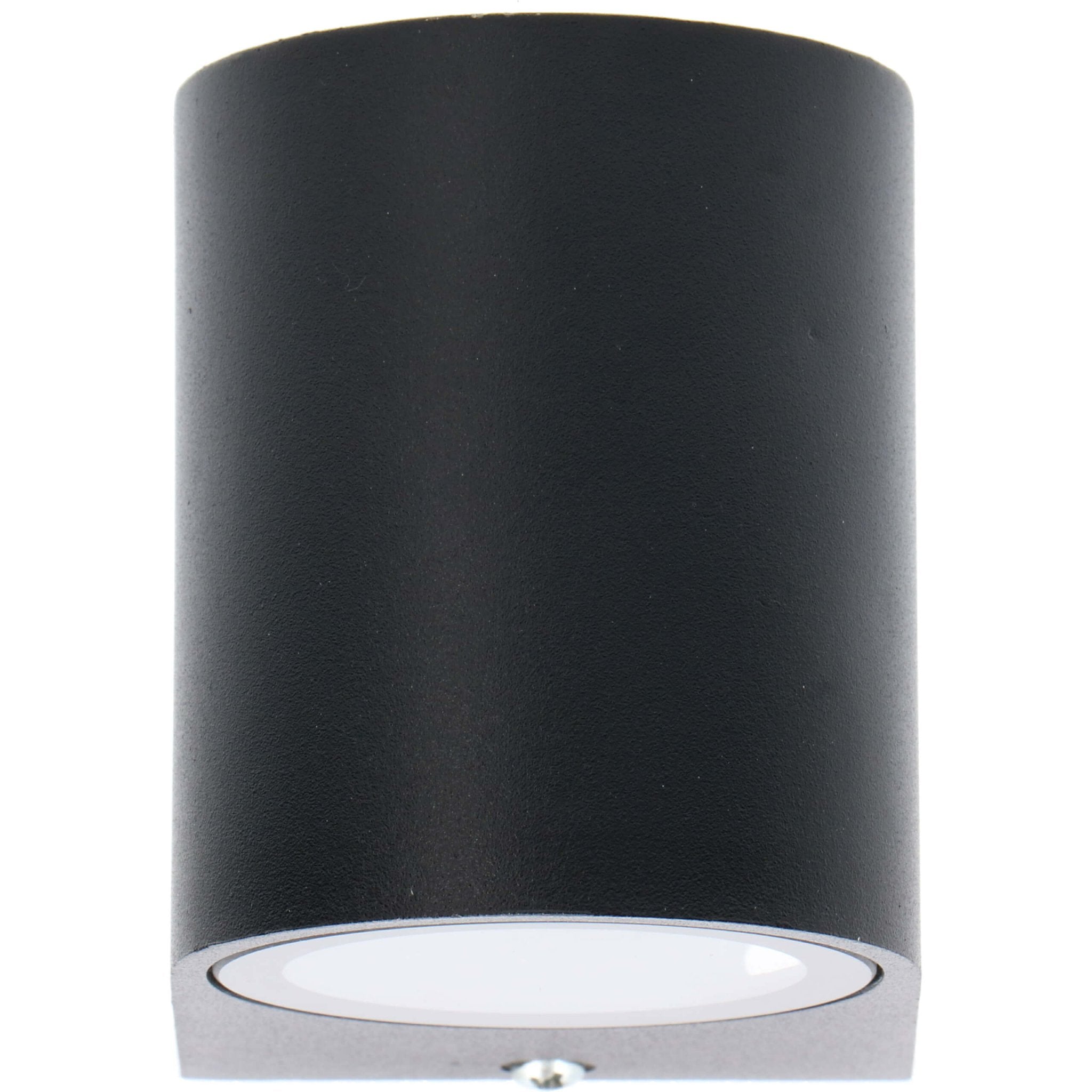 LED wandlamp buiten met GU10 fitting - Rond - San Marino - IP44 - Zwart - LED.nl