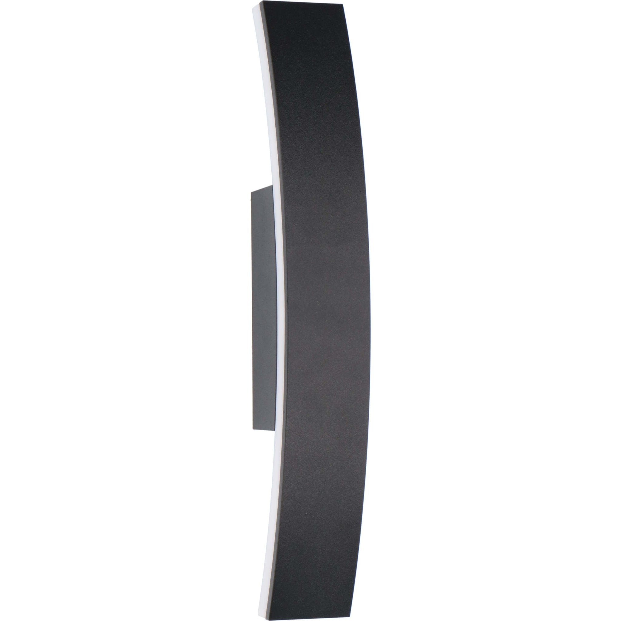 LED Wandlamp buiten - Rondom warm wit licht - IP54 - Todi - Antraciet - LED.nl