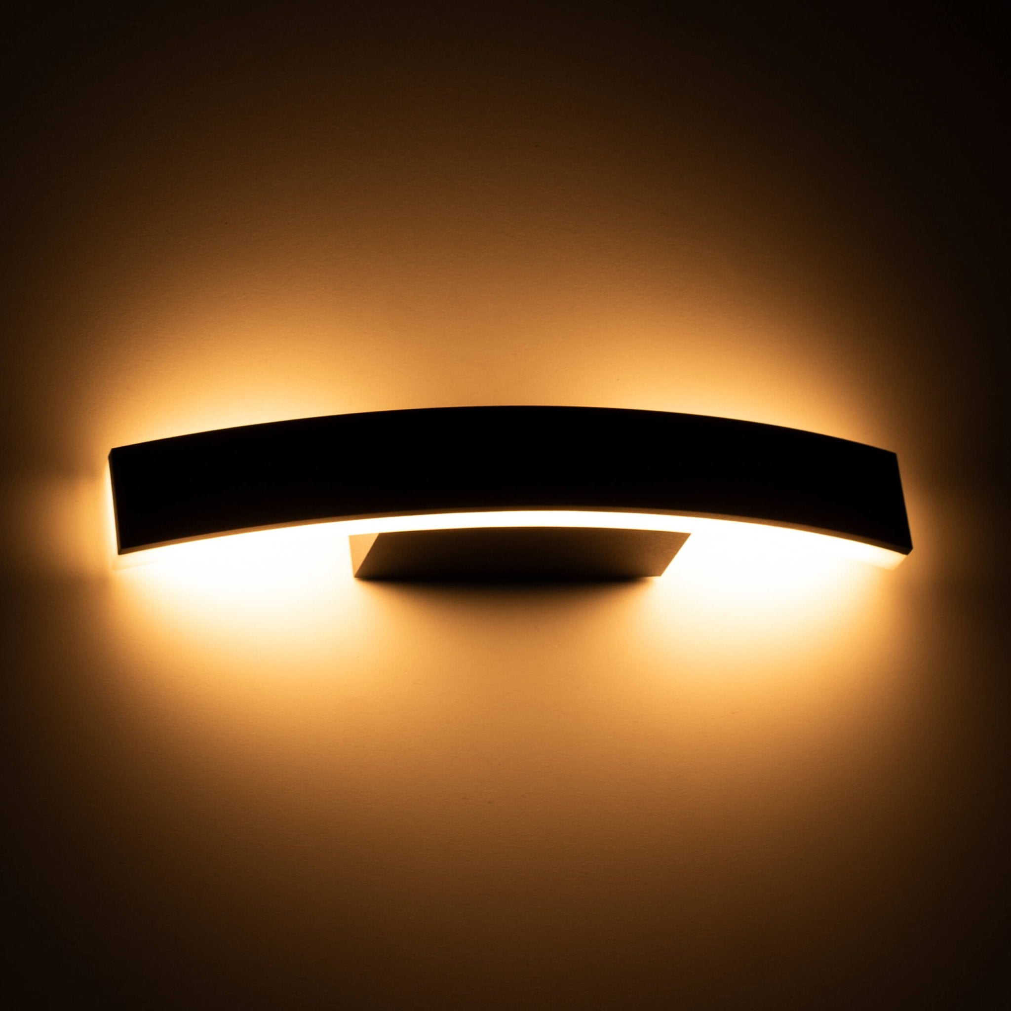 LED Wandlamp buiten - Rondom warm wit licht - IP54 - Todi - Antraciet - LED.nl