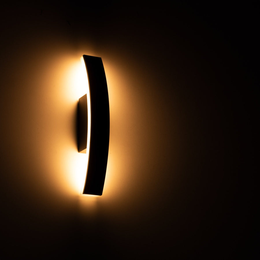 LED's Light Wall Lamp Outdoor - Model Todi - Rotatable - Warm white light all around - IP54 - Anthracite - LED.nl