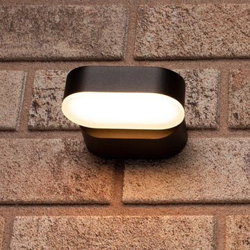 LED's Light LED-Außenleuchte - Modell Rieti - Warmweiß - IP44 wasserdicht - Schwarz - LED.de