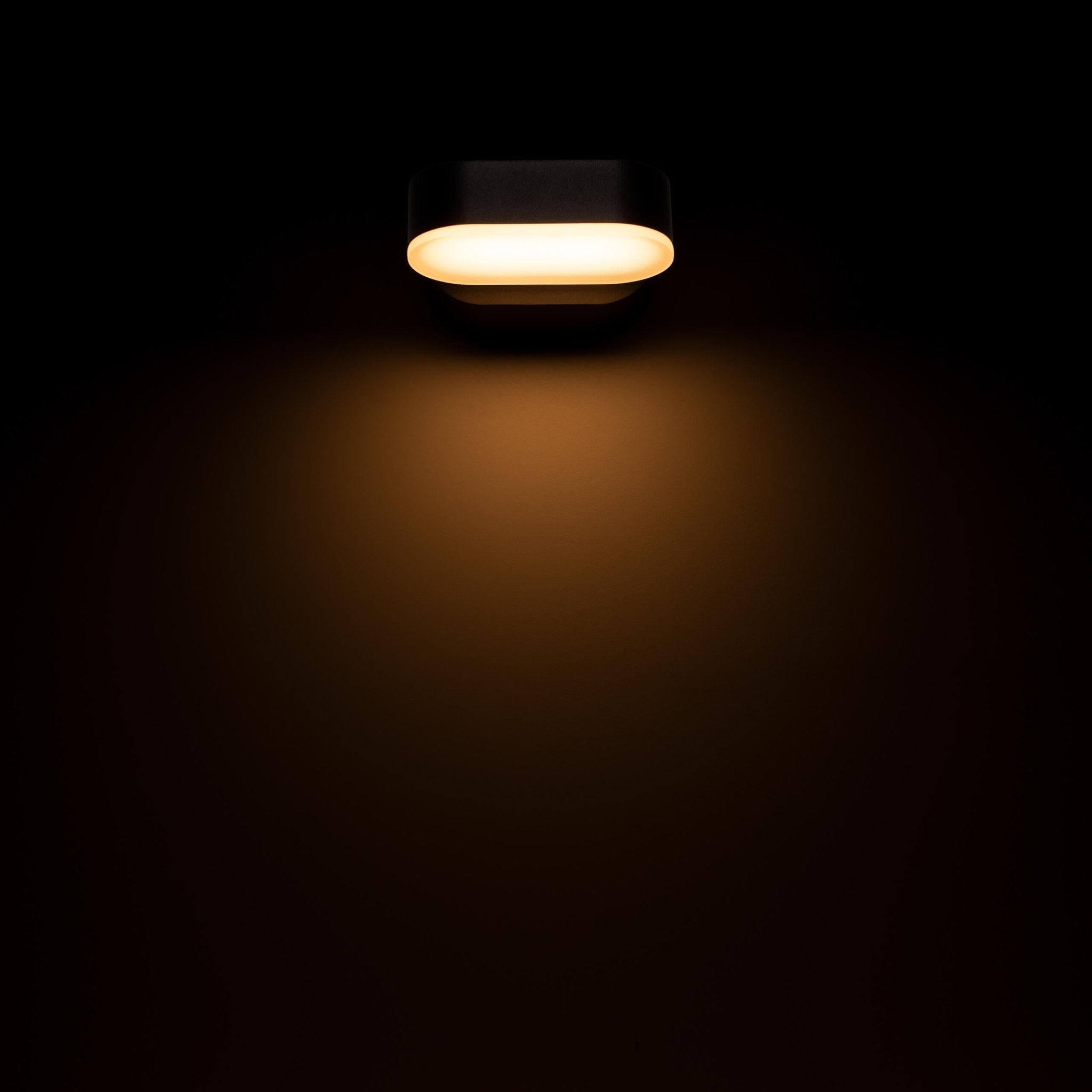 LED Wandspot Enkel - Draaibaar - Warm wit licht - IP44 - Rieti - Zwart - LED.nl