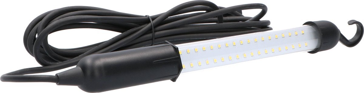 LED Werklamp met 5 meter snoer - Inspectielamp met haak - 350 lm - Zwart - LED.nl