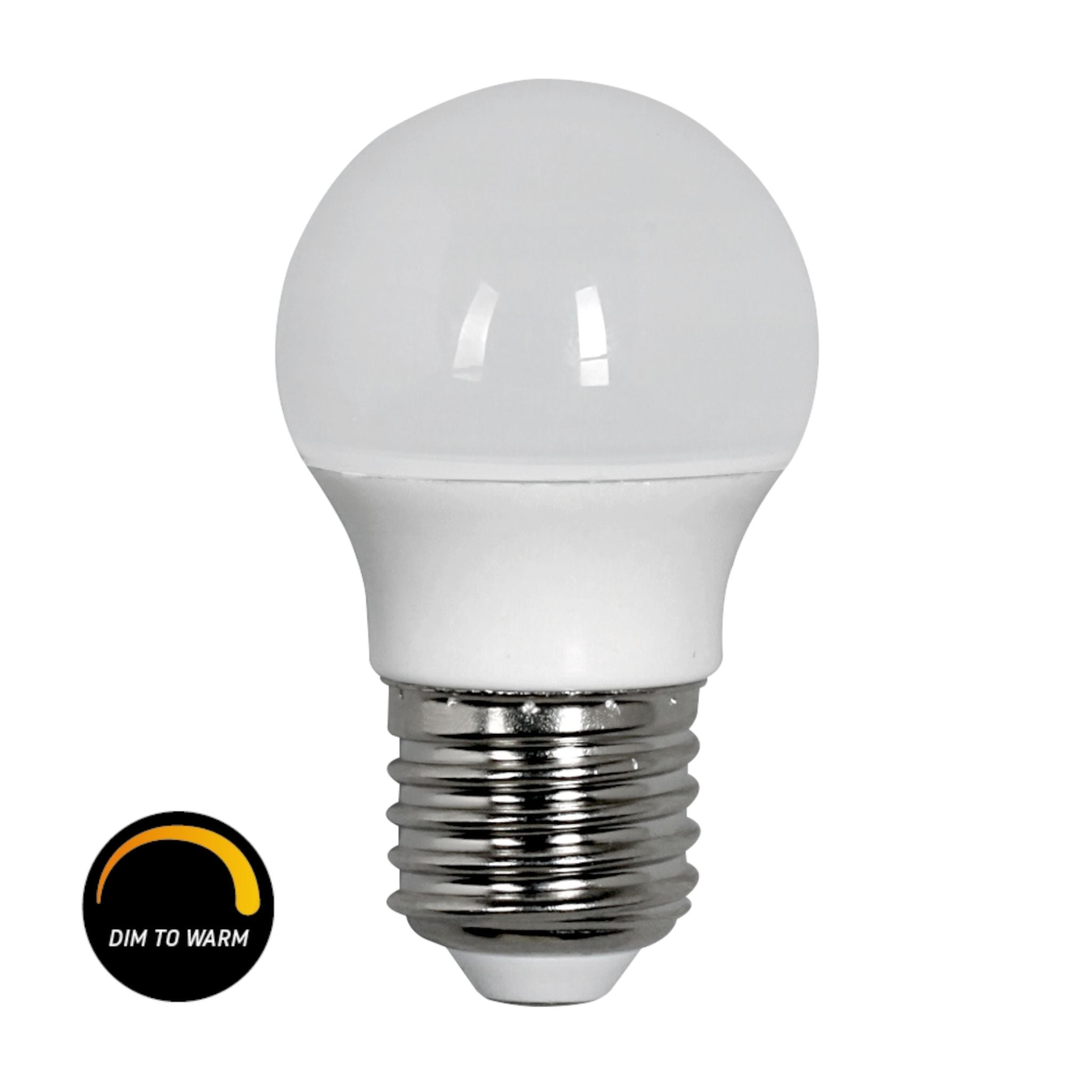 LED.nl Dimbare LED lamp E27 - 45 mm - Licht Dimbaar van 2700k tot 1800K extra warm wit - G45 - LED.nl