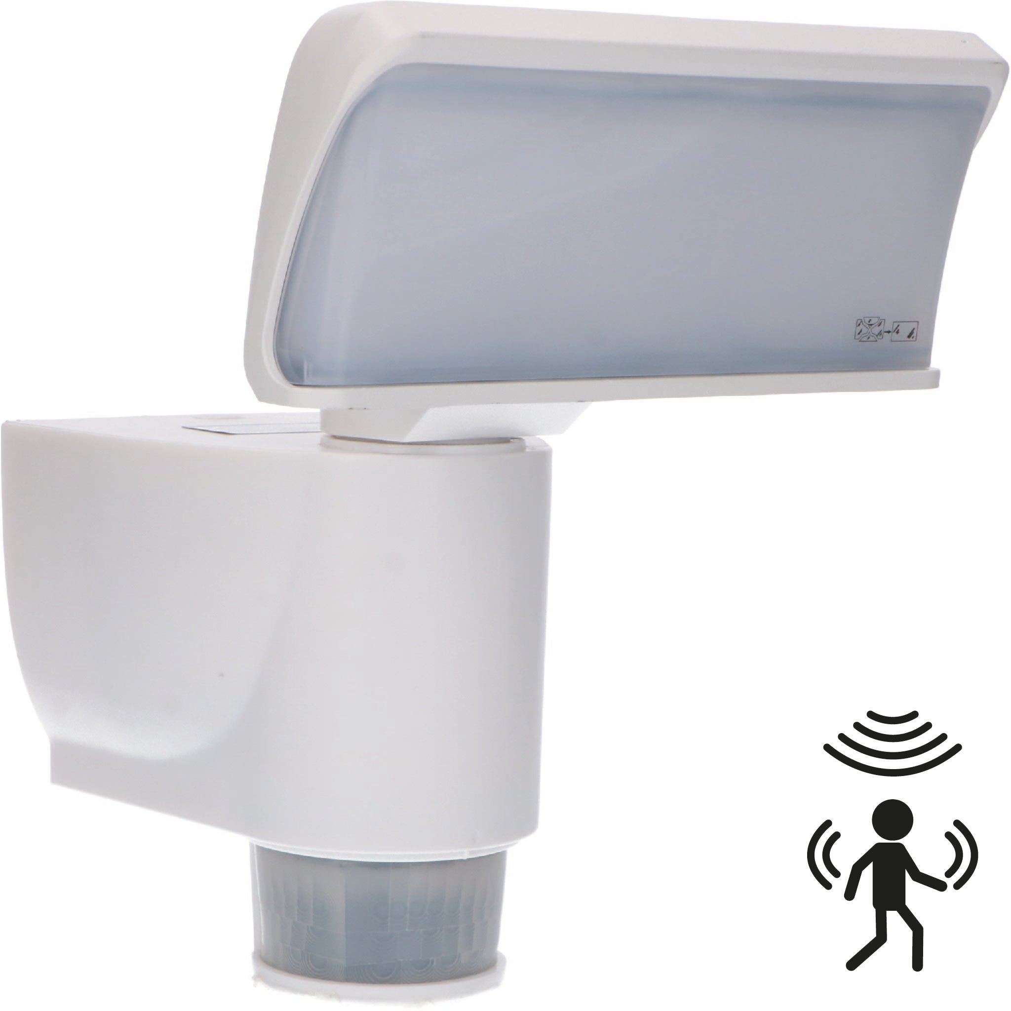 LED's Light LED Schijnwerper met Sensor - Automatische bewegingsvolging - Wit - LED.nl