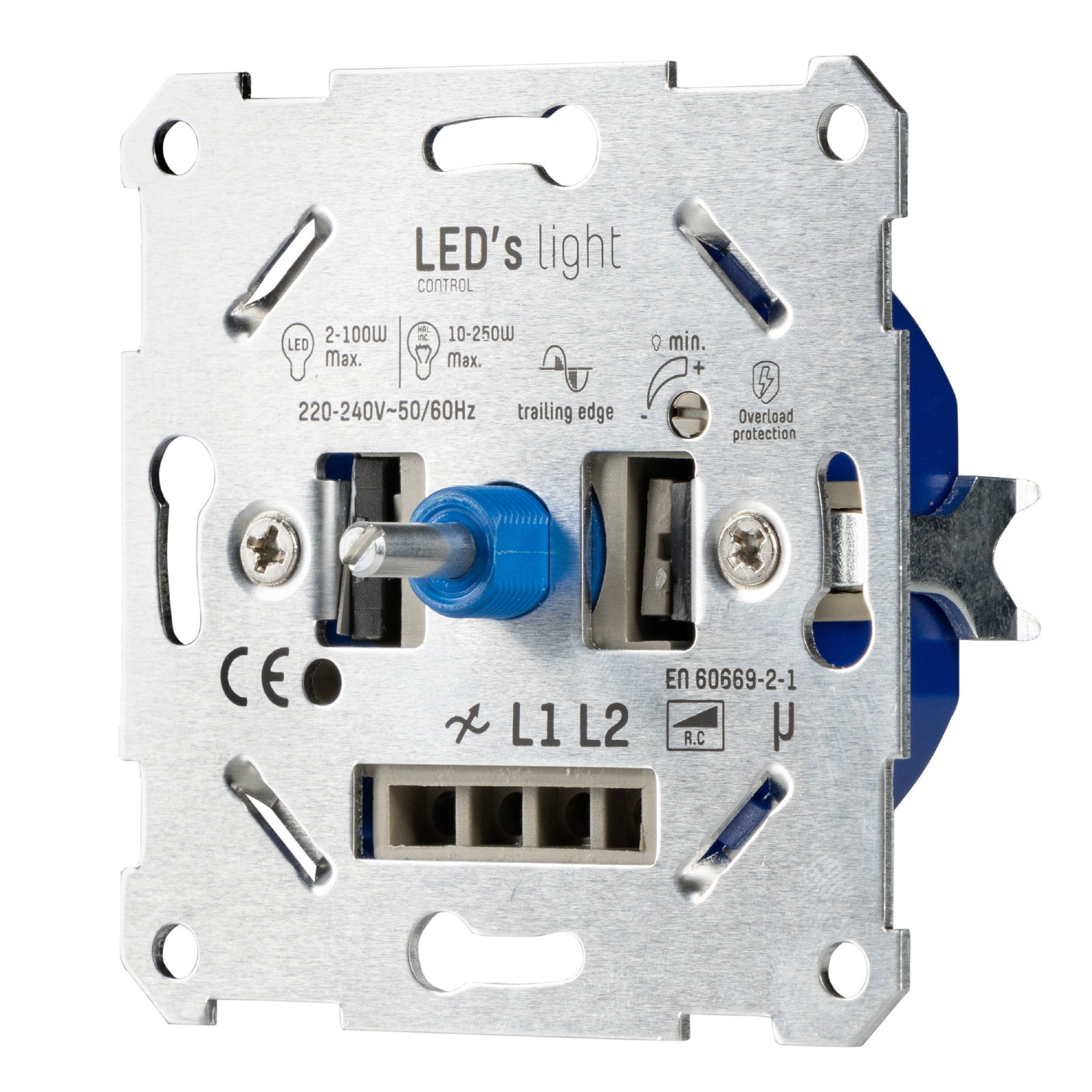 LED's Light Universele LED dimmer - 2 tot 250W - Fase afsnijding - LED.nl