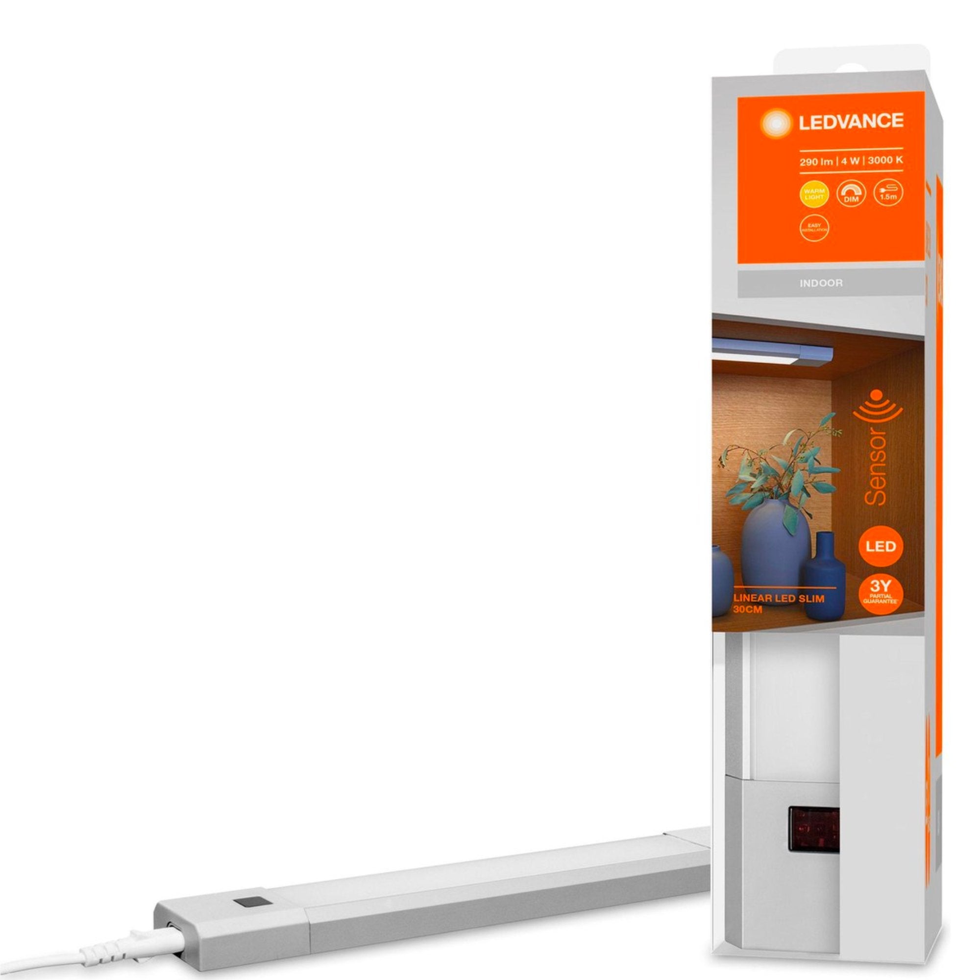 LEDVance LED Onderbouwverlichting met Bewegingssensor 30 cm - Koppelbaar - Complete set - LED.nl