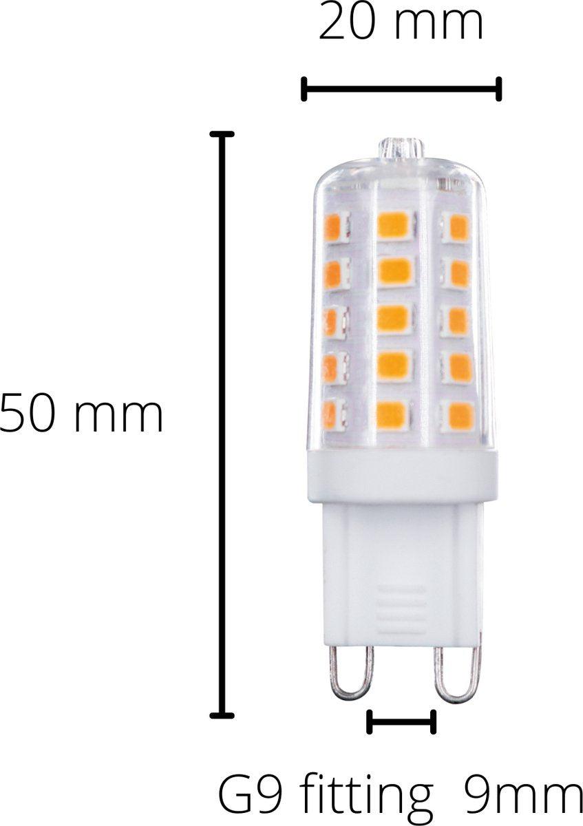 LongLife LED G9 Bulbs - Clear - 3W replaces 28W - Warm white light - LED.nl