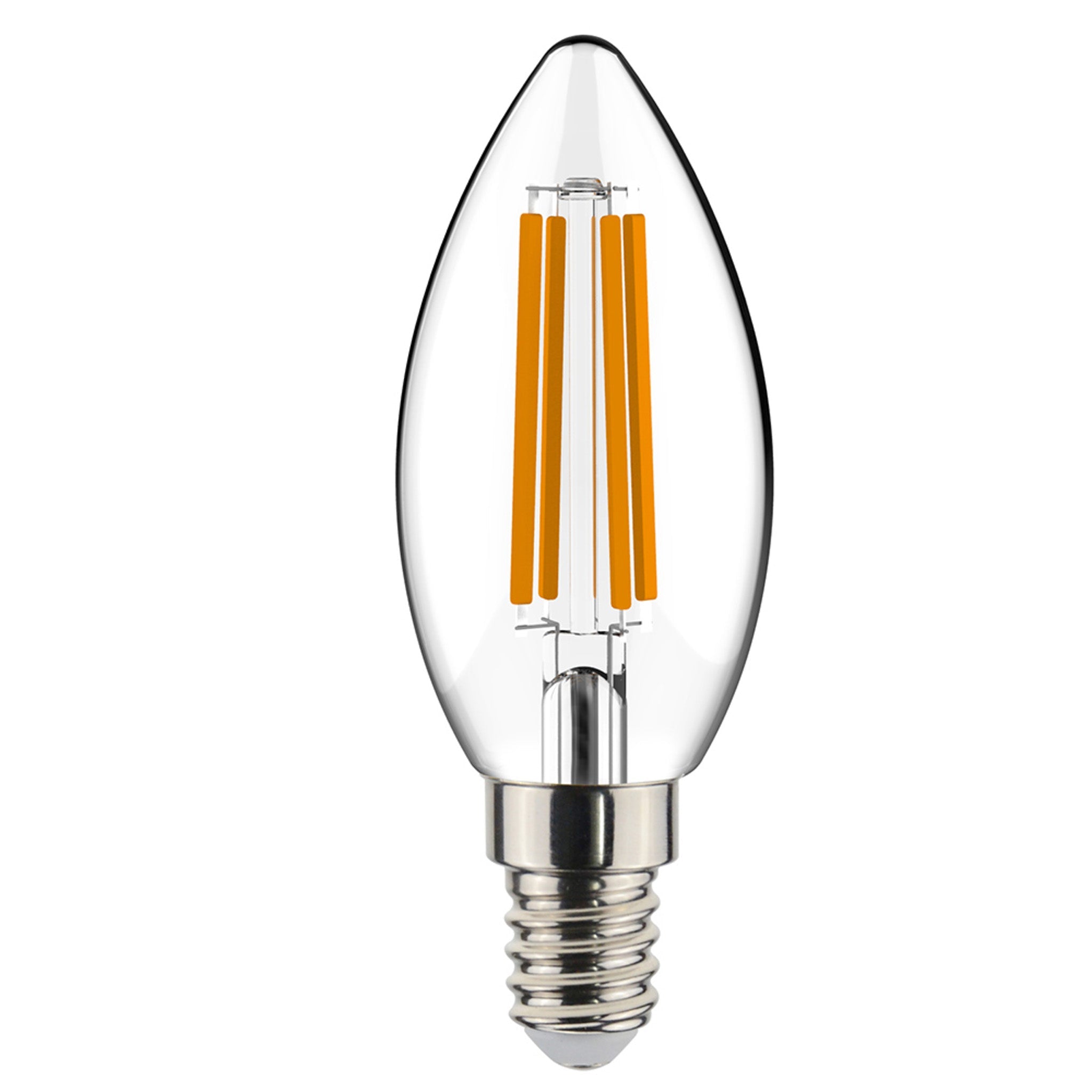 LongLife LED Lamp E14 Filament Kaars - Dimbaar zonder dimmer - C35 Kaarslamp - LED.nl