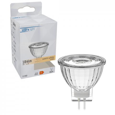 LongLife LED Lamp GU4 - MR11 - Warm wit licht - 2W vervangt 20W - LED.nl