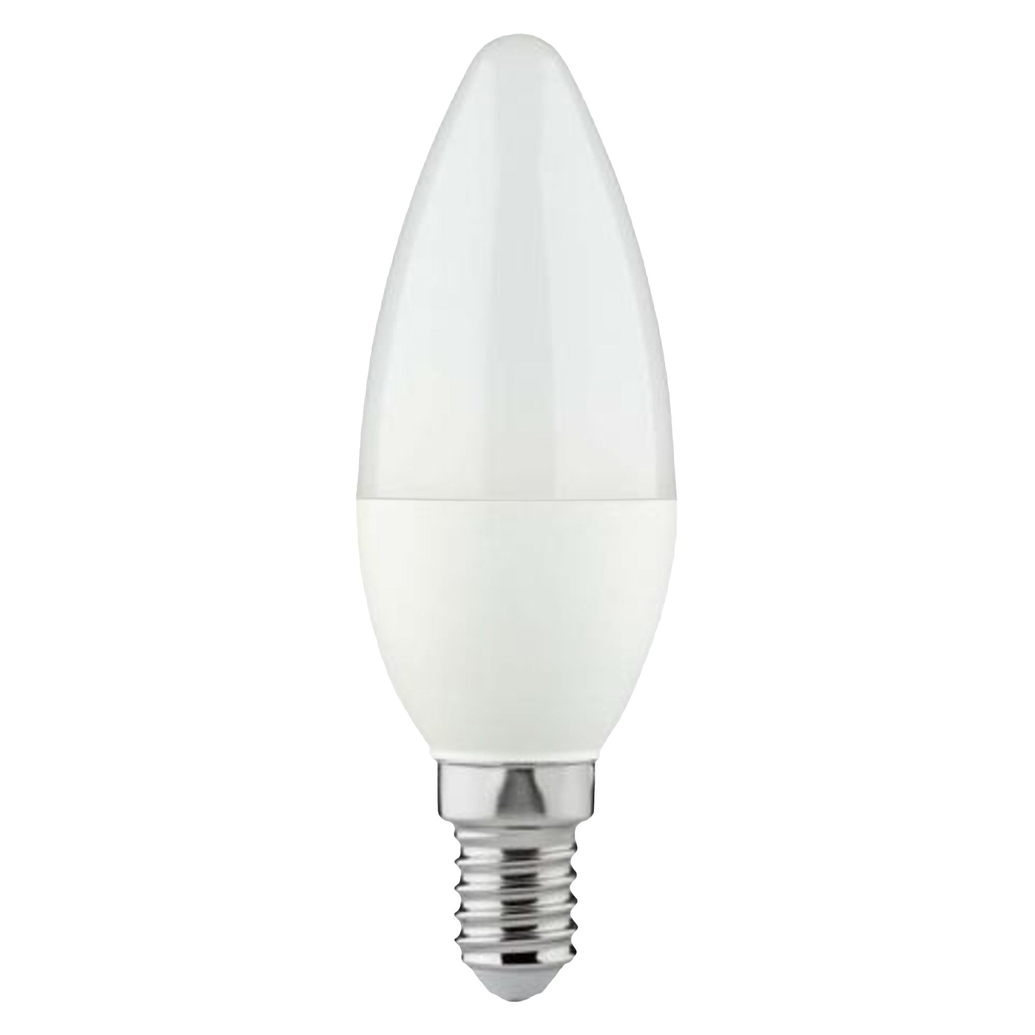 LongLife LED Lamp Kaars E14 - Mat - Warm wit licht - 4W vervangt 40W - Voordeelverpakking - 5 kaarslampen - LED.nl