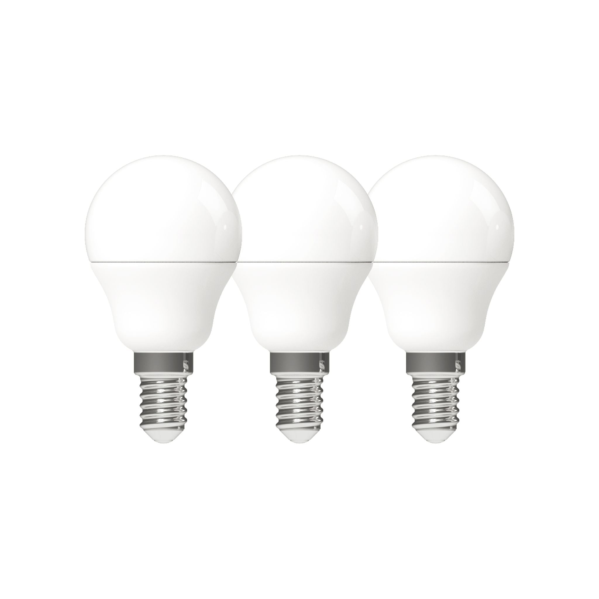 LongLife LED Lampen E14 - Bol Ø 4.5 cm - Warm wit licht - 4.9W vervangt 40W - 3 Kogellampen - LED.nl