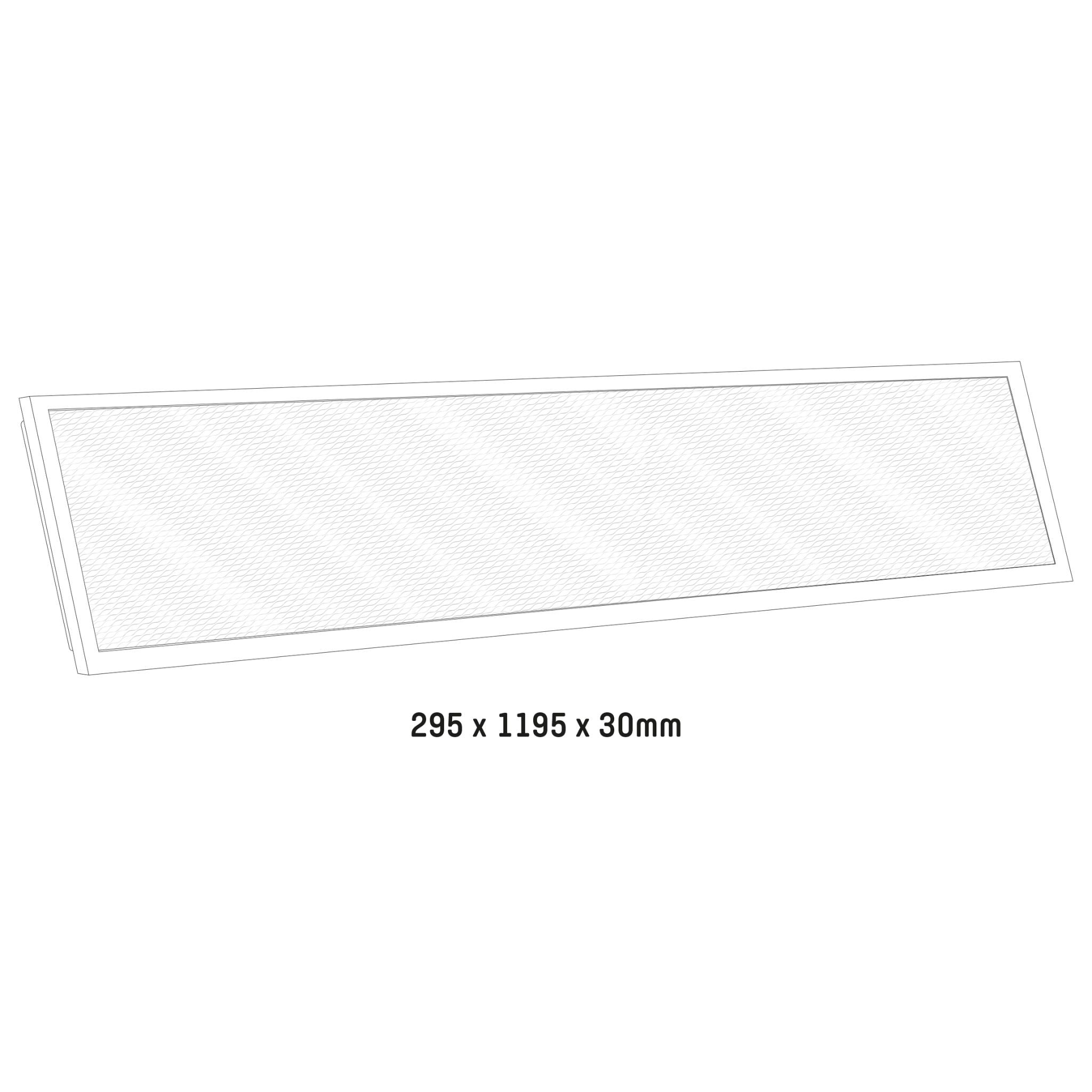 LongLife LED Paneel 30 x 120 cm - Lichtkleur dimbaar van warm naar koud wit - 130 lm/w - LED.nl