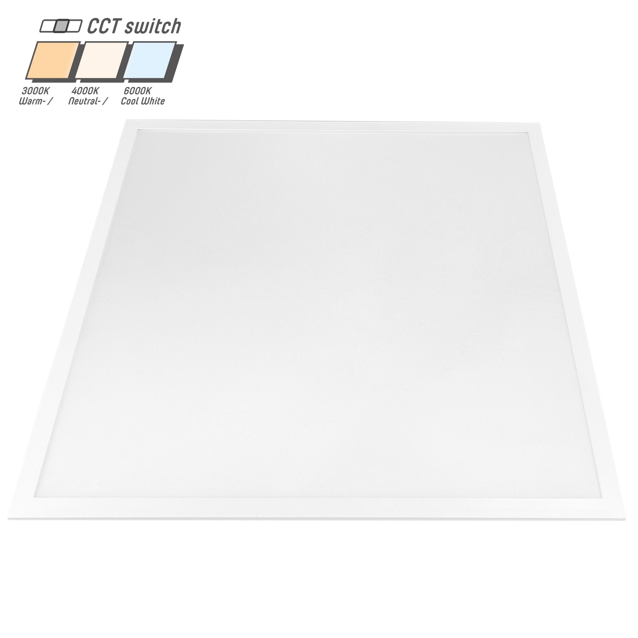 LongLife LED Paneel 60 x 60 cm - Lichtkleur dimbaar van warm naar koud wit - 130 lm/w - LED.nl