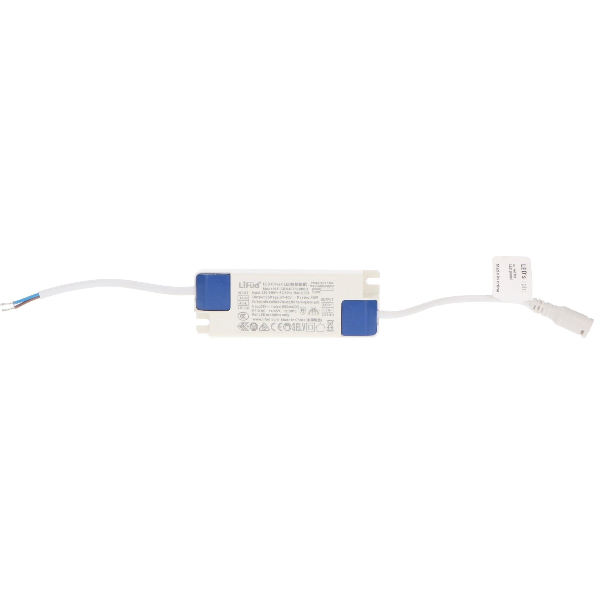 LongLife LED Paneel 60 x 60 cm - Vierkant - 4000K wit licht - 40W - 4000 lm - LED.nl