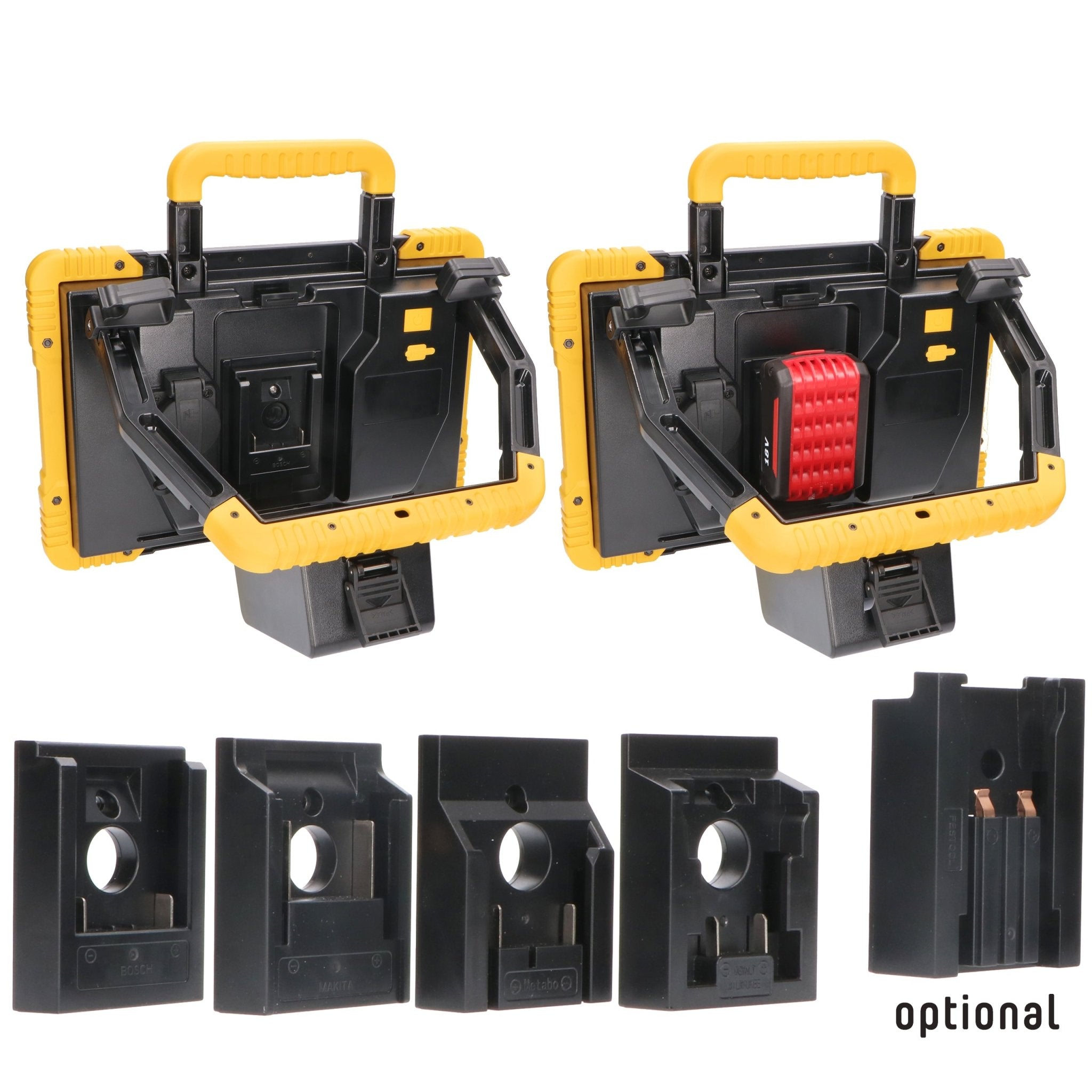 MultiPro Hybride LED bouwlamp 47W – Bedraad en draadloos te gebruiken – 5500 lumen – IP54 – Rough Service Tested - LED.nl