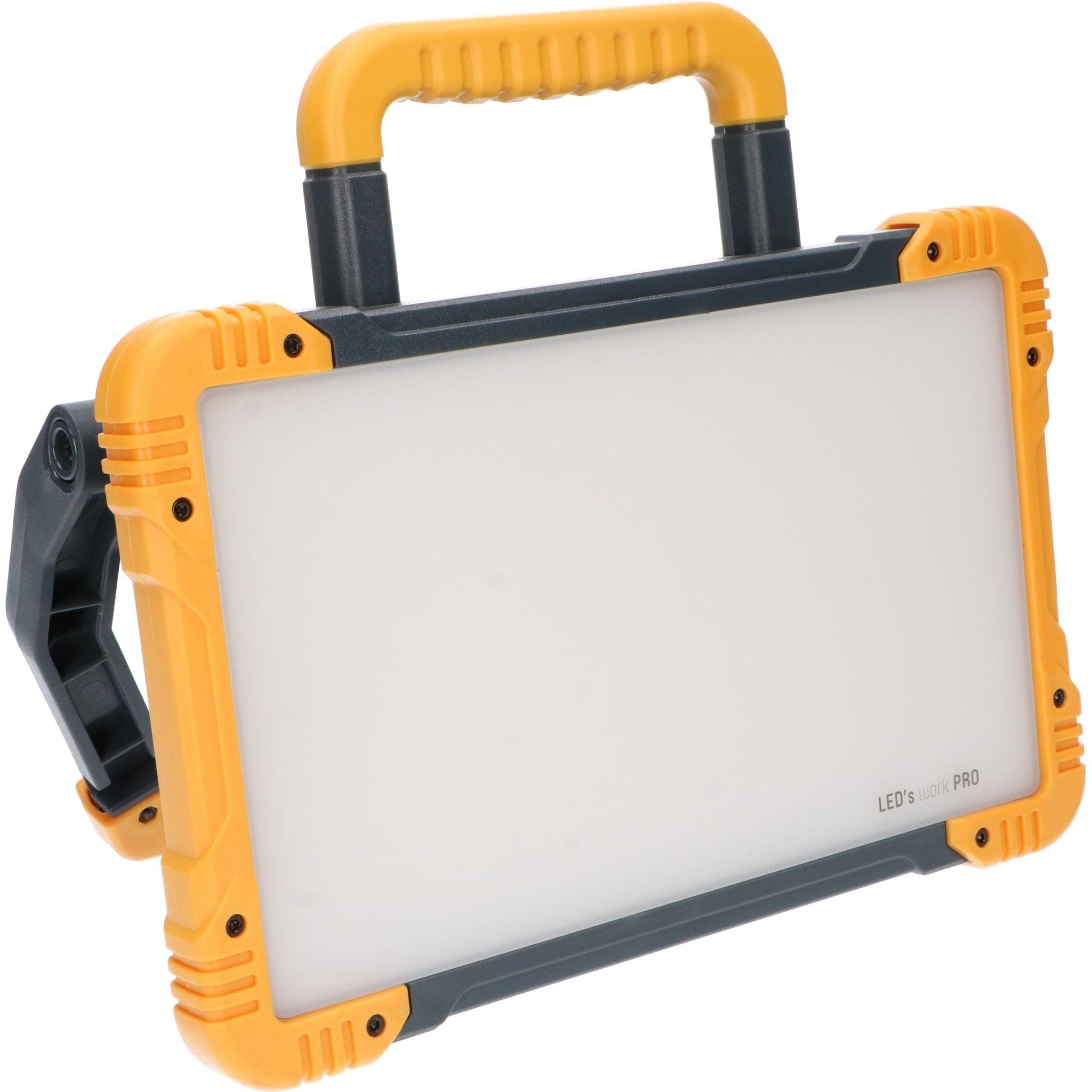 Oplaadbare Premium LED bouwlamp – Draadloze werking op accu – 1500 lumen – IP54 – Rough Service Tested - LED.nl