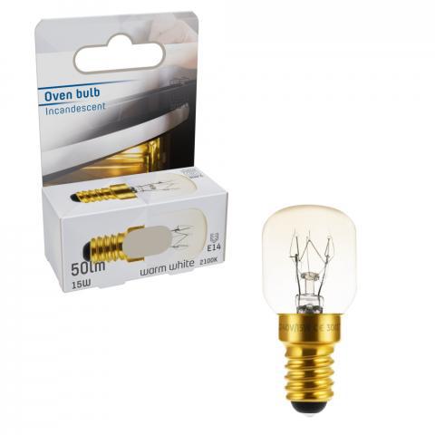 Backofenlampe T22 mit E14-Fassung - Beständig bis 300° - 15W - LED.de