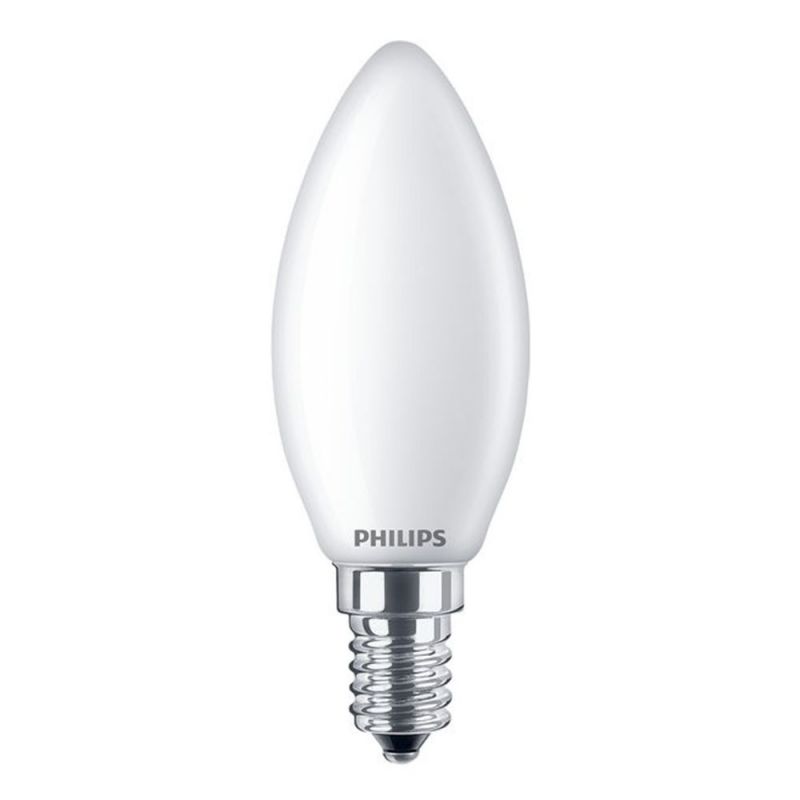 Philips E14 LED Kaarslamp - Mat - Neutraal wit licht - 5.5W vervangt 40W - LED.nl