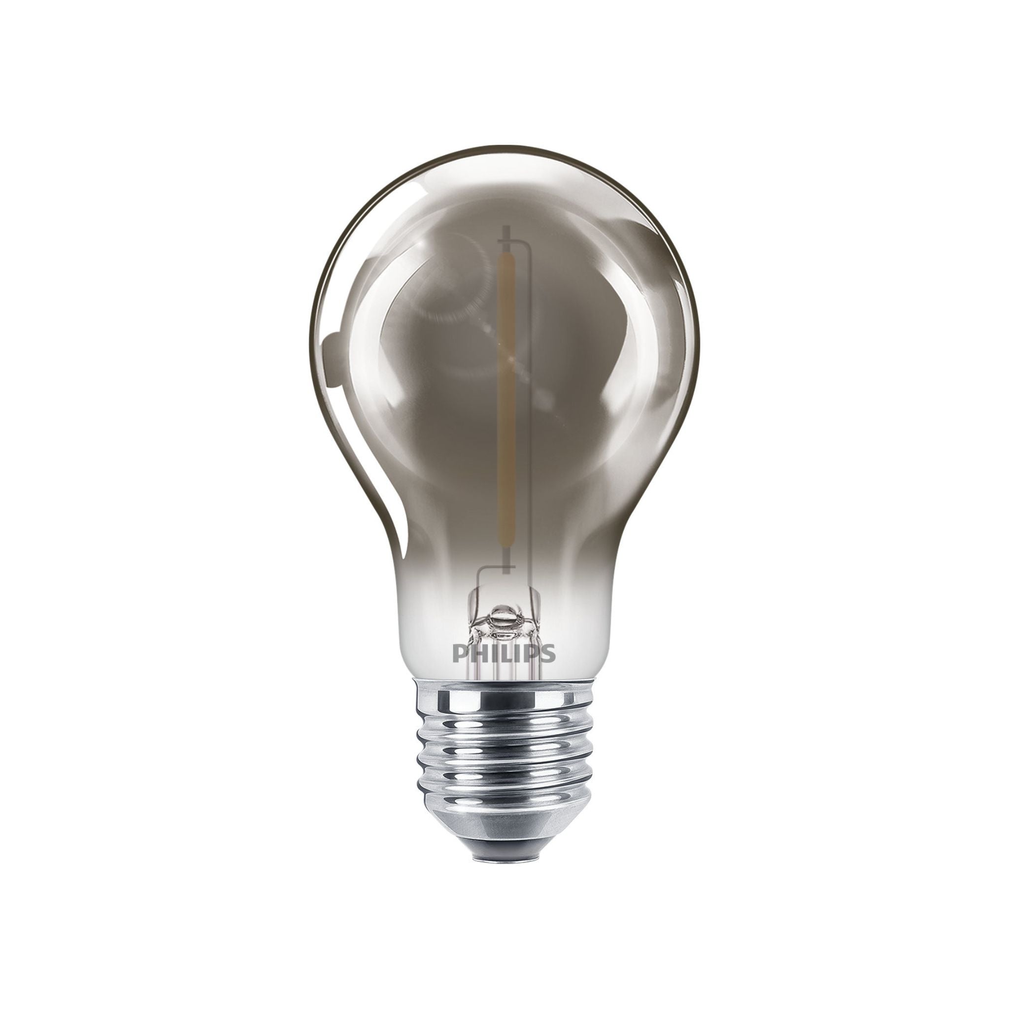 Philips LED Filamentlamp E27 met rookglas - 2.3W vervangt 11W - Warm wit licht - LED.nl
