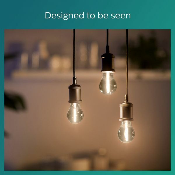 Philips LED Filamentlamp E27 met rookglas - 2.3W vervangt 11W - Warm wit licht - LED.nl