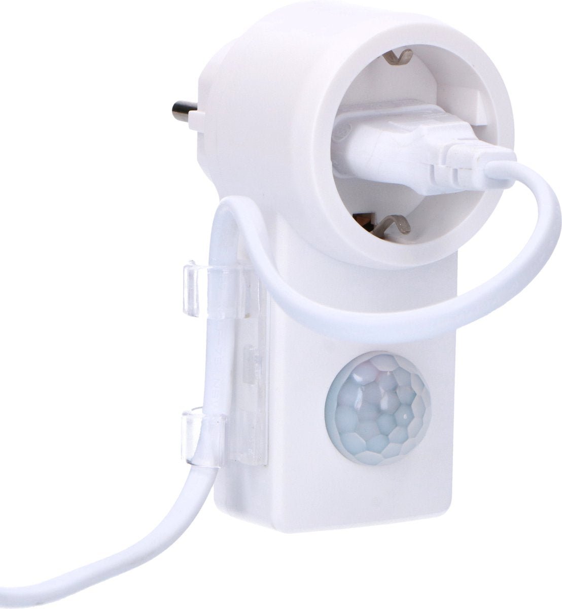 Plug-in Bewegingssensor met stopcontact - Bewegingssensor met 10 meter bereik - LED.nl
