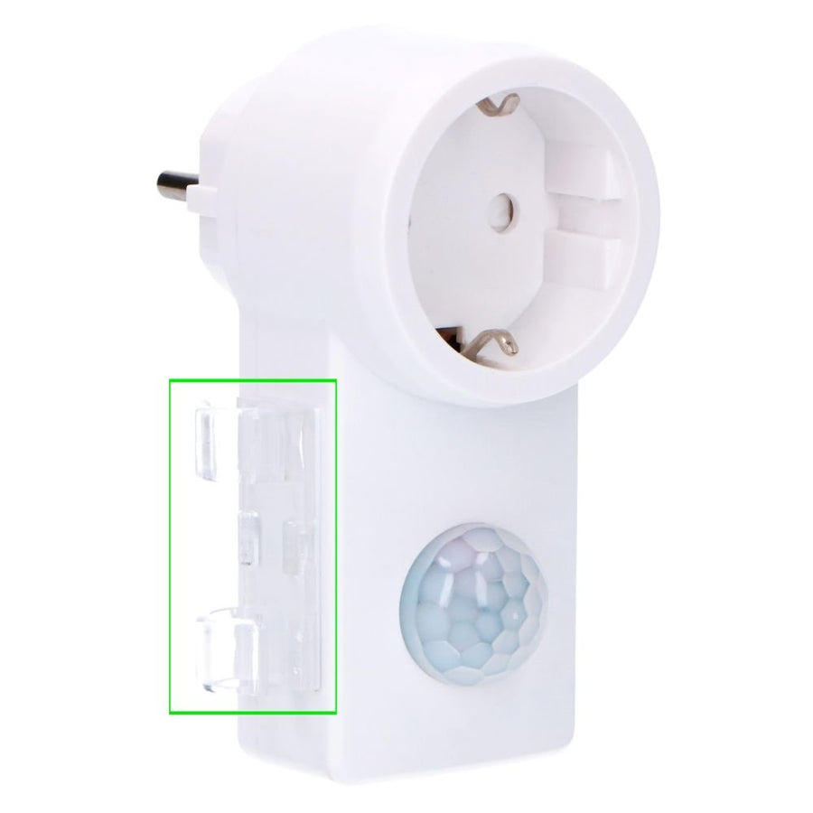 LED's Light plug-in Motion Sensor with Socket - 10 meter range - Incl. daylight sensor - LED.nl