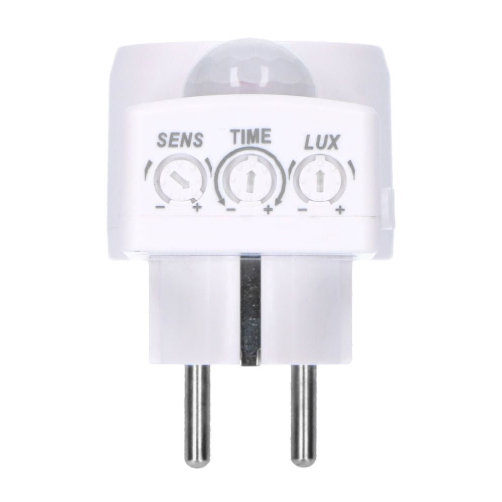 Plug-in Bewegingssensor met stopcontact - Bewegingssensor met 10 meter bereik - LED.nl