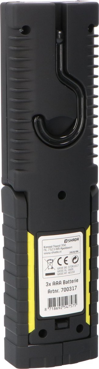 Portable LED Looplamp met magneet en haak - Draadloze werklamp op batterijen - 180 lm - LED.nl