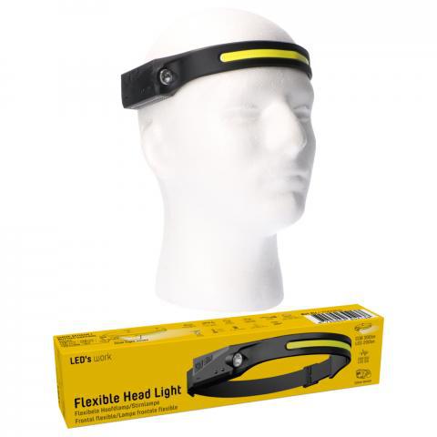 Pro LED Hoofdlamp op accu met sensor - Dimbaar & Oplaadbaar - 8 uur brandtijd - LED.nl