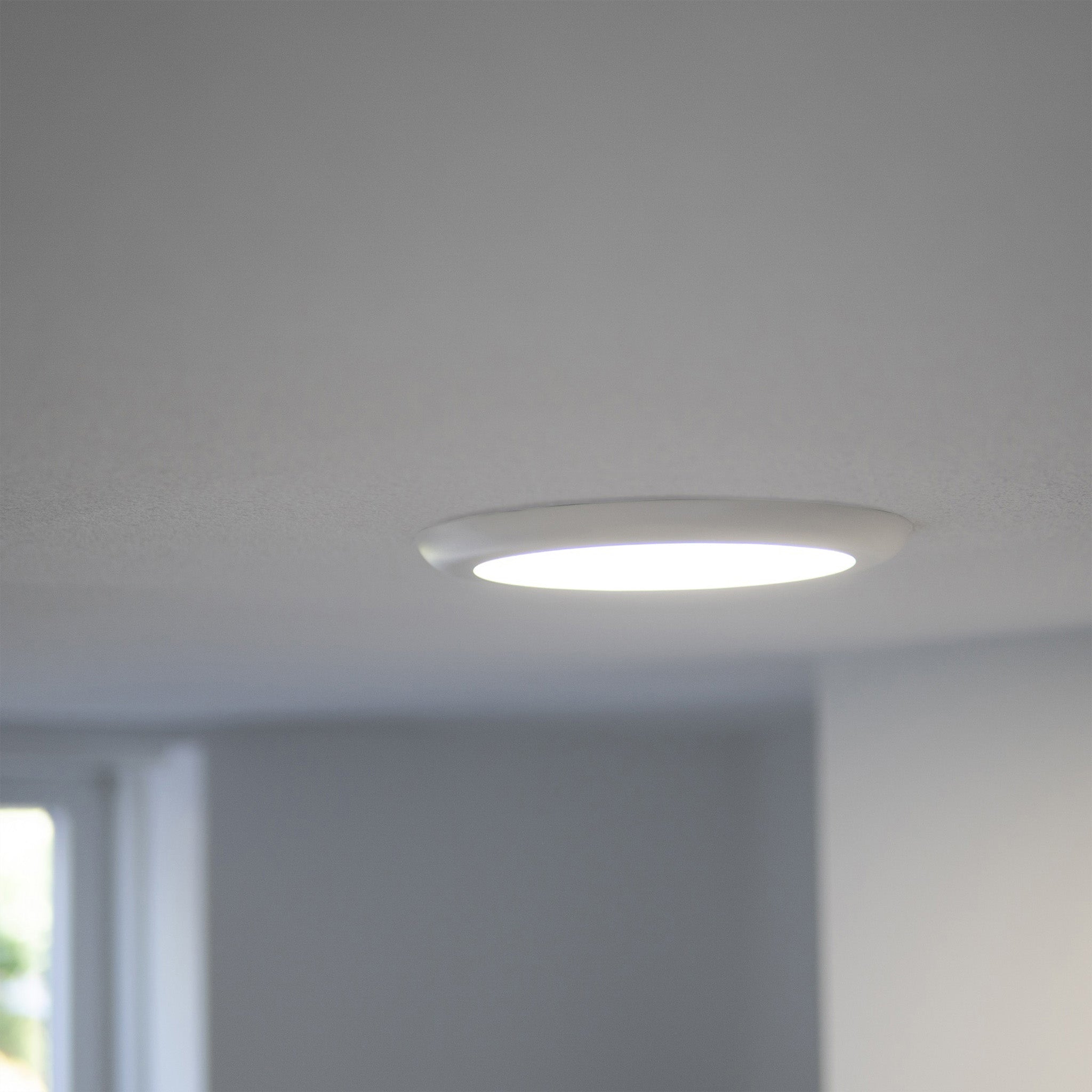 PRO LED Inbouw plafondlamp ø 16 cm - Ultra dun - Dimbaar koud wit licht - 12W - LED.nl
