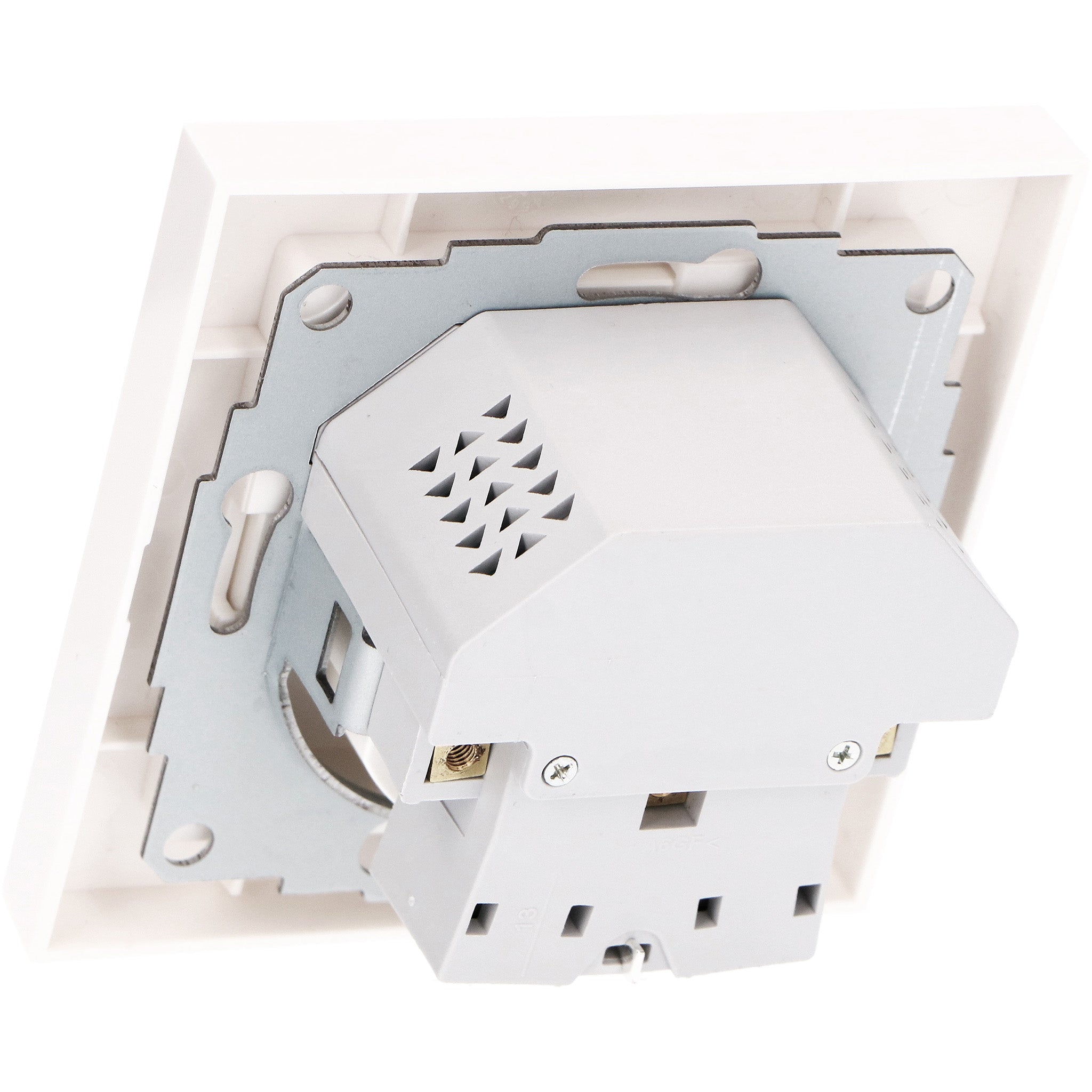 ProCharge Wandcontactdoos met 2 USB snelladers - Universeel - Wit - RAL9010 - LED.nl