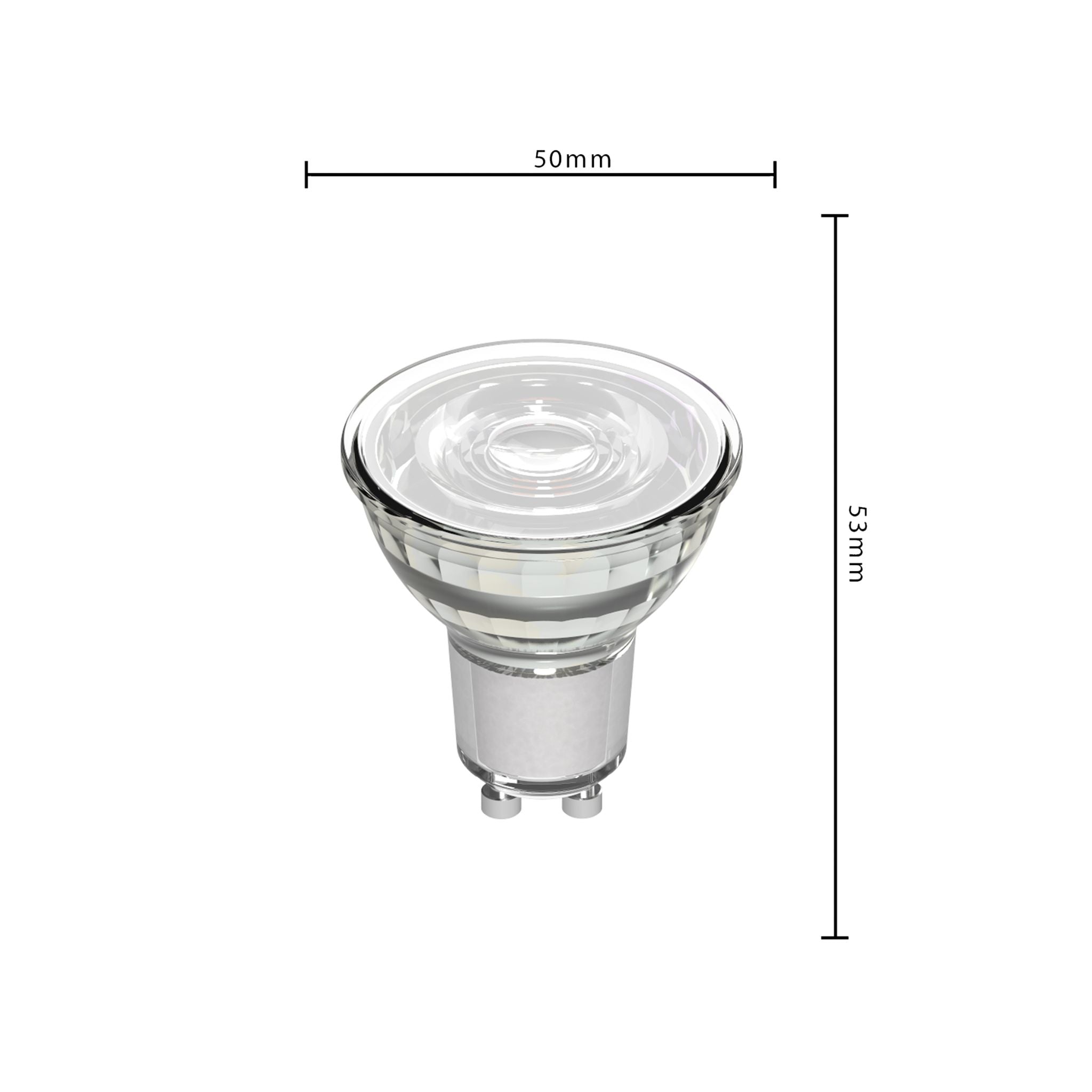 ProDim LED GU10 Spot - Helder - Dimbaar warm wit licht - 4W vervangt 50W - LED.nl