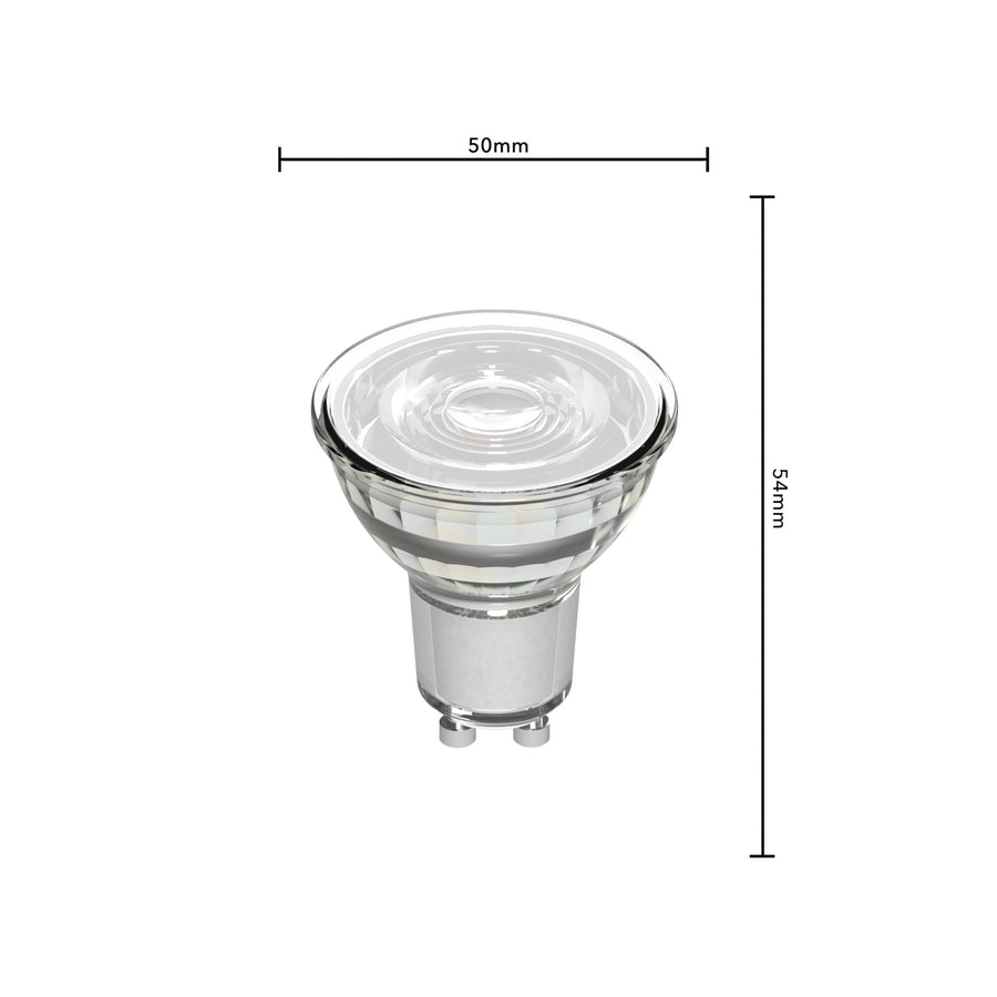 GU10 LED Lamp - Dimbaar warm wit licht - 5W vervangt 75W - 1 spot Dimbare spotjes LED.nl