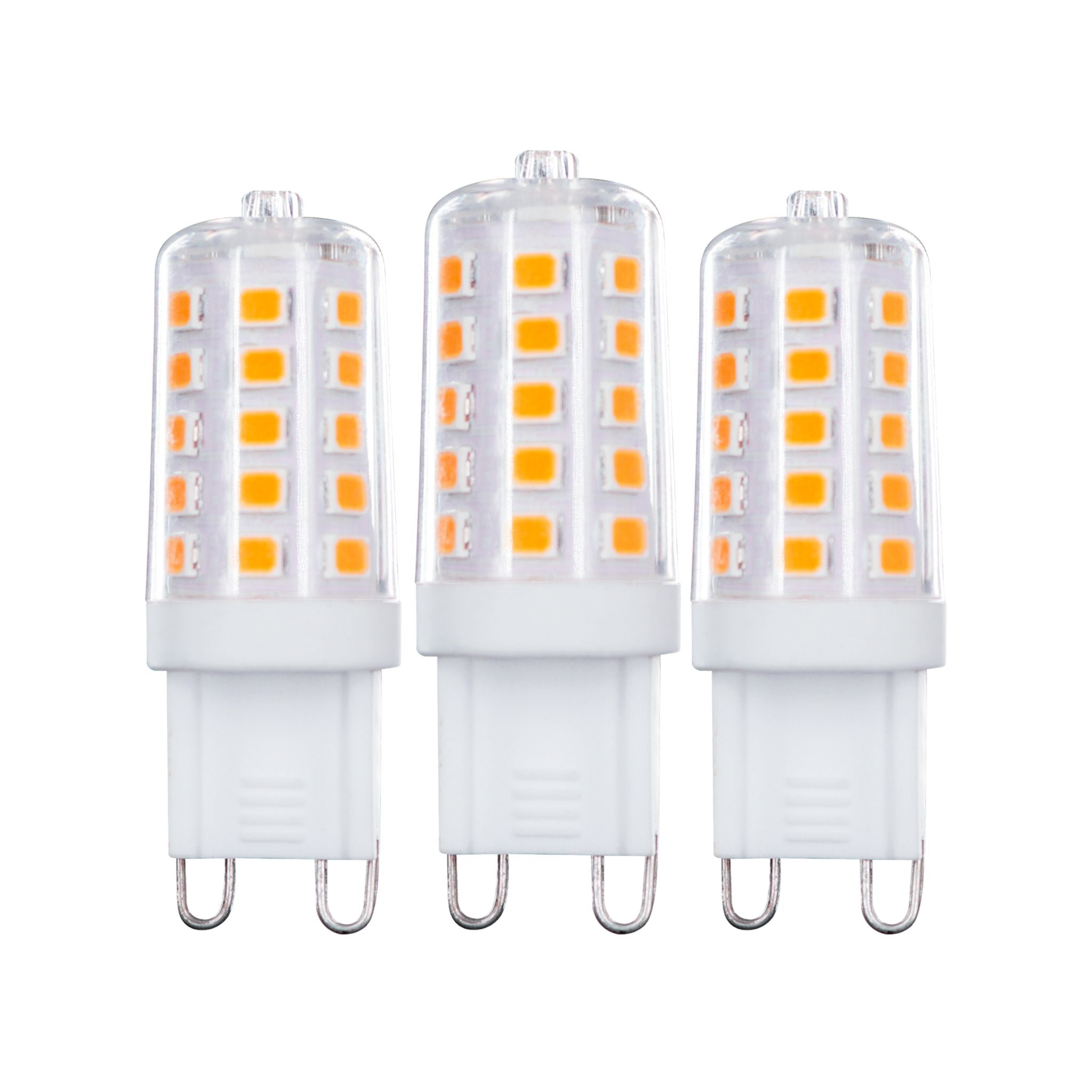 ProDim LED Steeklamp G9 - Dimbaar warm wit licht - 220-240V - 3.5W (28W) - 3 lampjes - LED.nl