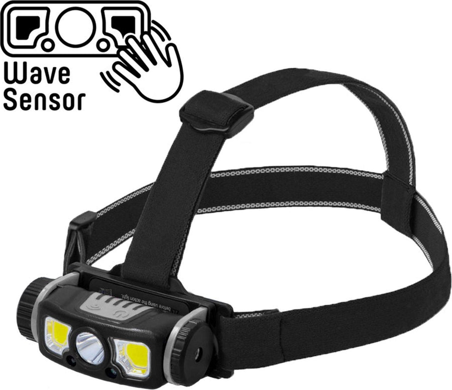 Professional LED Hoofdlamp op accu met zoomfunctie - Oplaadbaar - IP44 - Dimbaar - 250 lm Hoofdlampen LED.nl