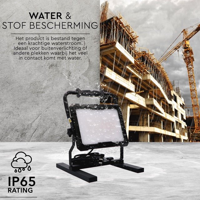 Professionele LED bouwlamp 150W – Rough Service Tested – 5 meter snoer – 13000 lumen – IP65 - LED.nl