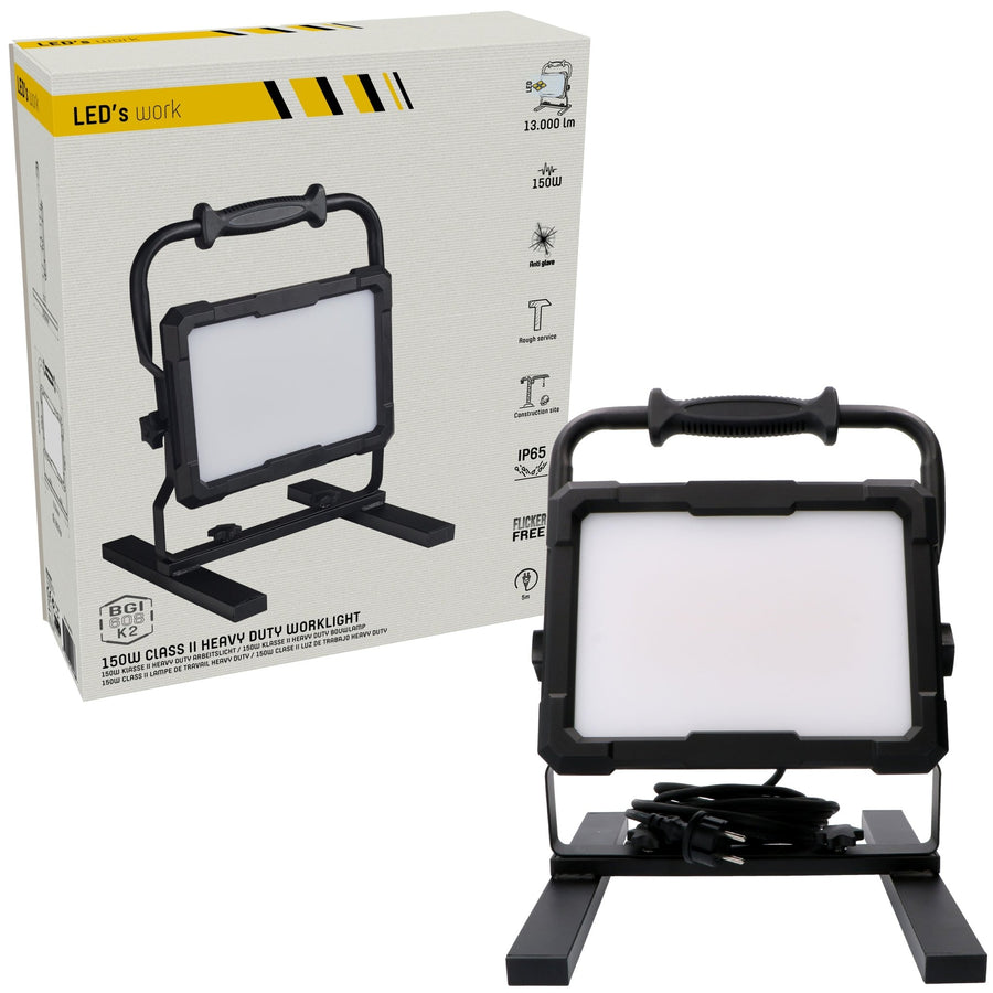 LED's Work Professional LED Construction Lamp 13000 - Rough Service Tested - 5 meter cord - 150W - IP65 - LED.nl